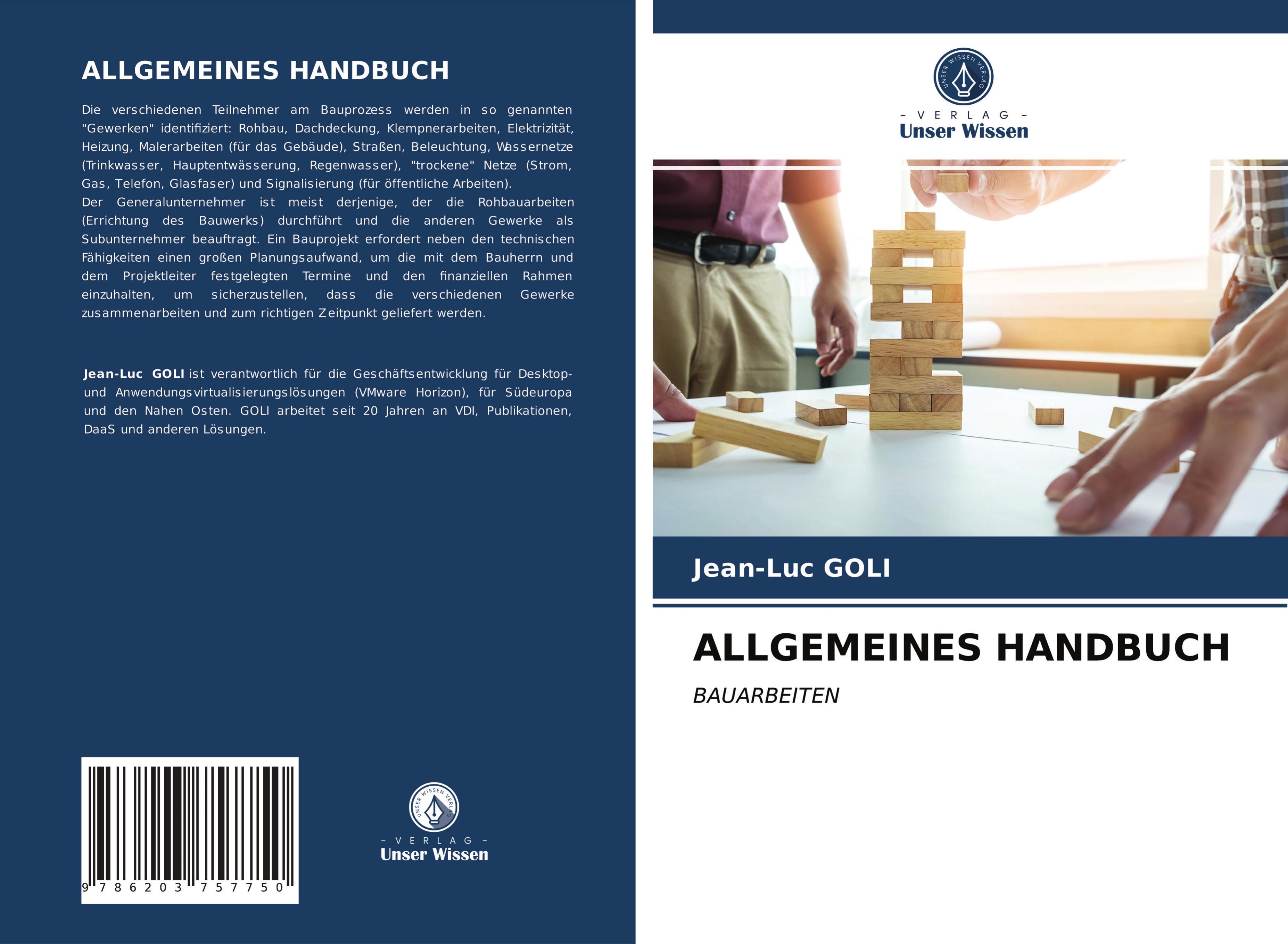 Vorderes Coverbild ALLGEMEINES HANDBUCH