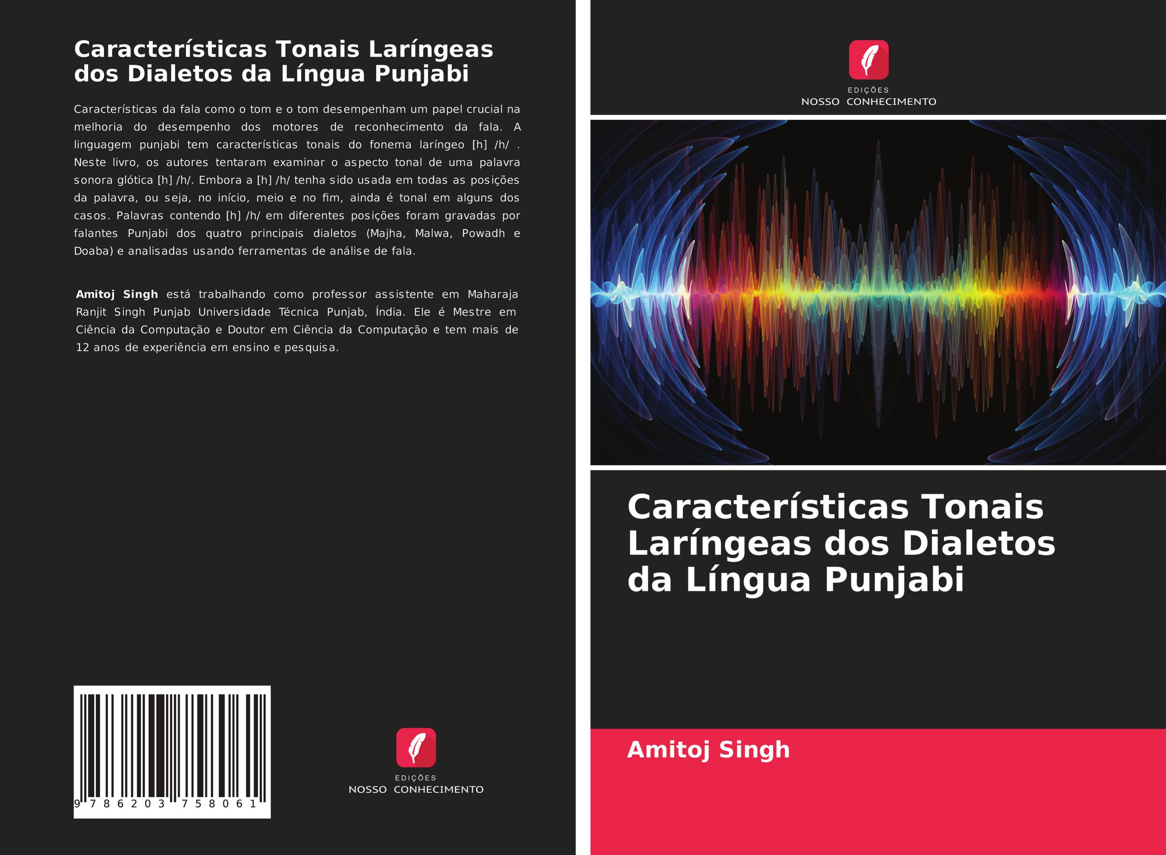 Vorderes Coverbild Características Tonais Laríngeas dos Dialetos da Língua Punjabi