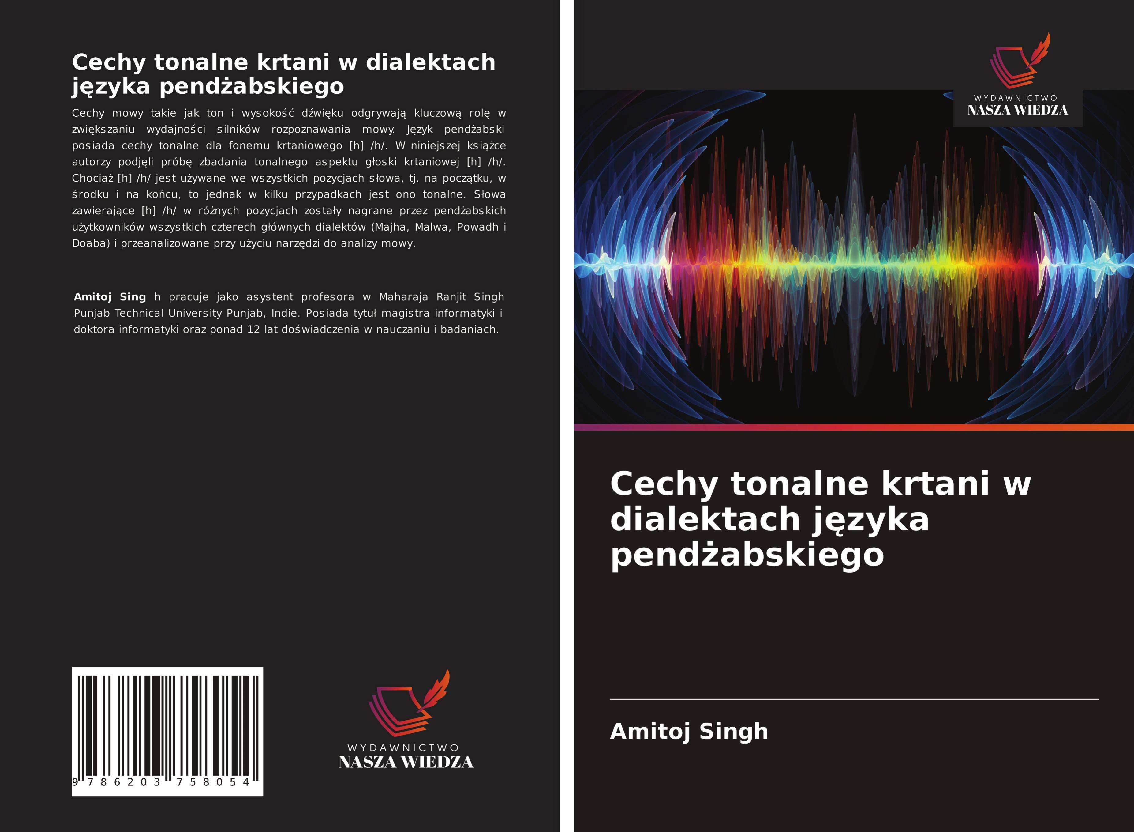 Vorderes Coverbild Cechy tonalne krtani w dialektach j¿zyka pend¿abskiego
