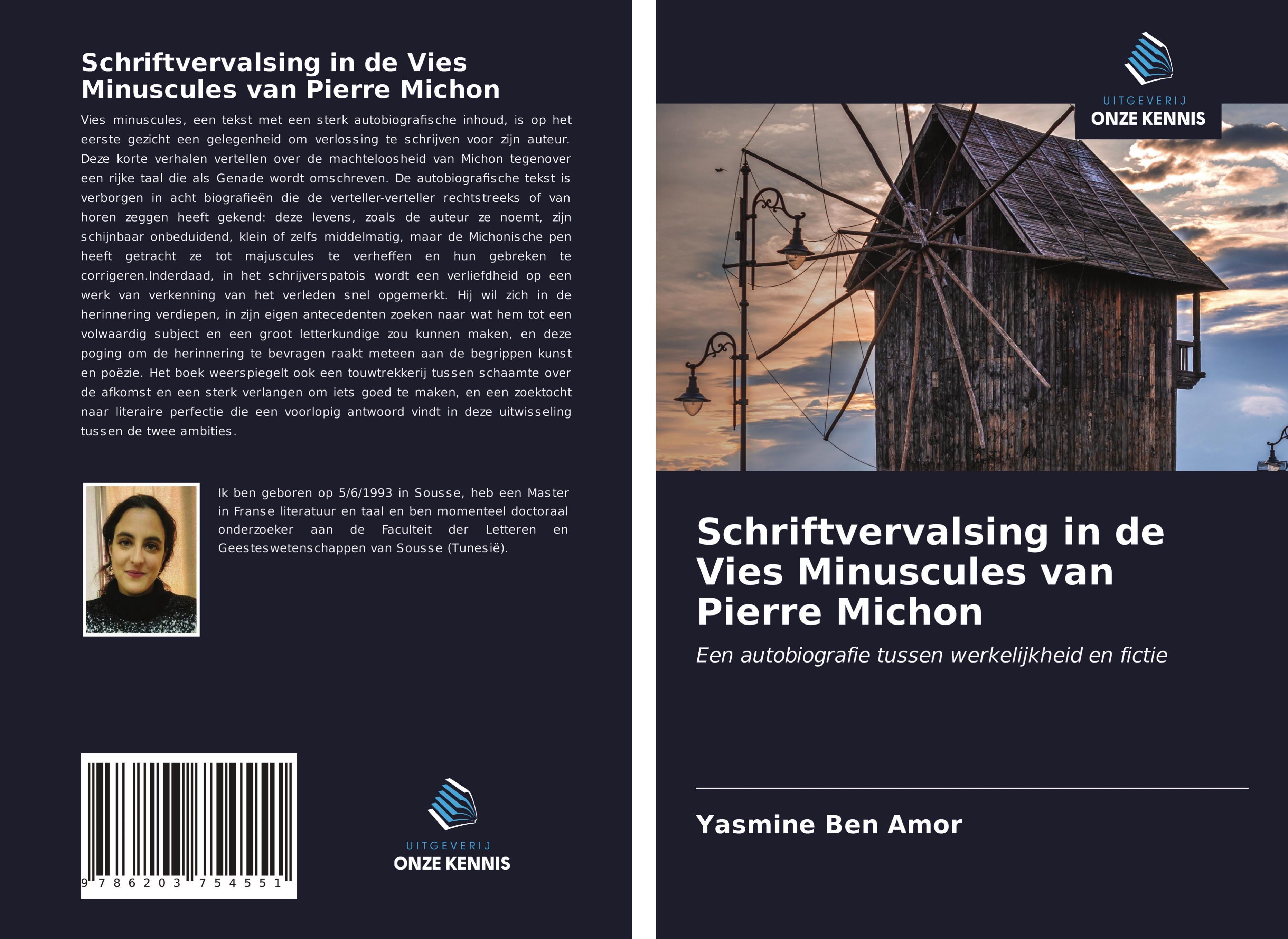 Vorderes Coverbild Schriftvervalsing in de Vies Minuscules van Pierre Michon