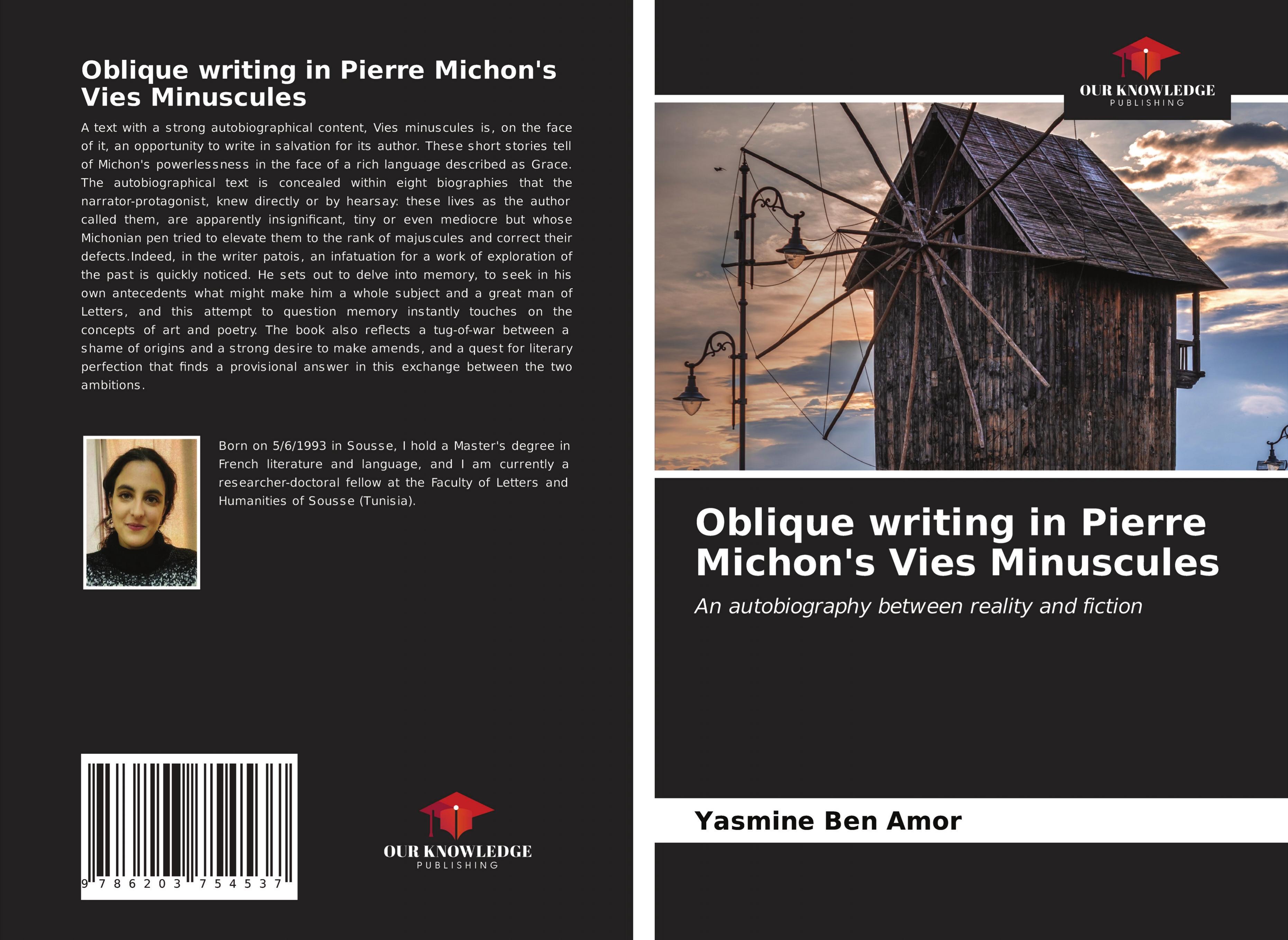 Vorderes Coverbild Oblique writing in Pierre Michon's Vies Minuscules