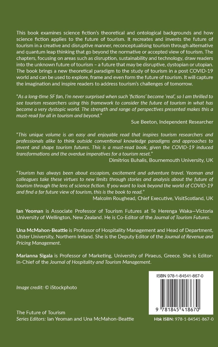 Rückseitencover Science Fiction, Disruption and Tourism