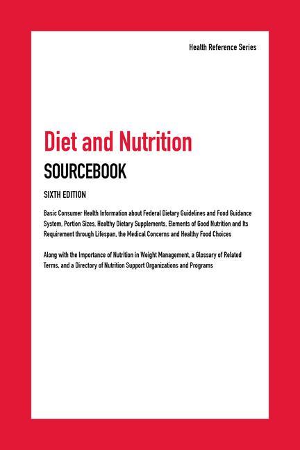 Vorderes Coverbild Diet and Nutrition Sourcebook, 6th Edition