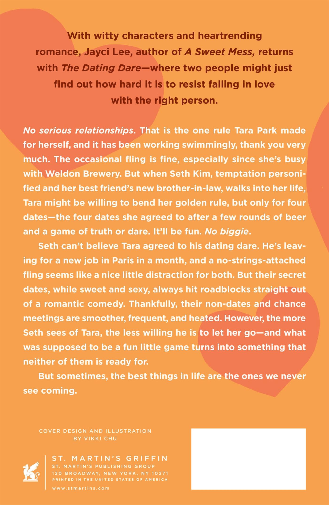 Rückseitencover The Dating Dare