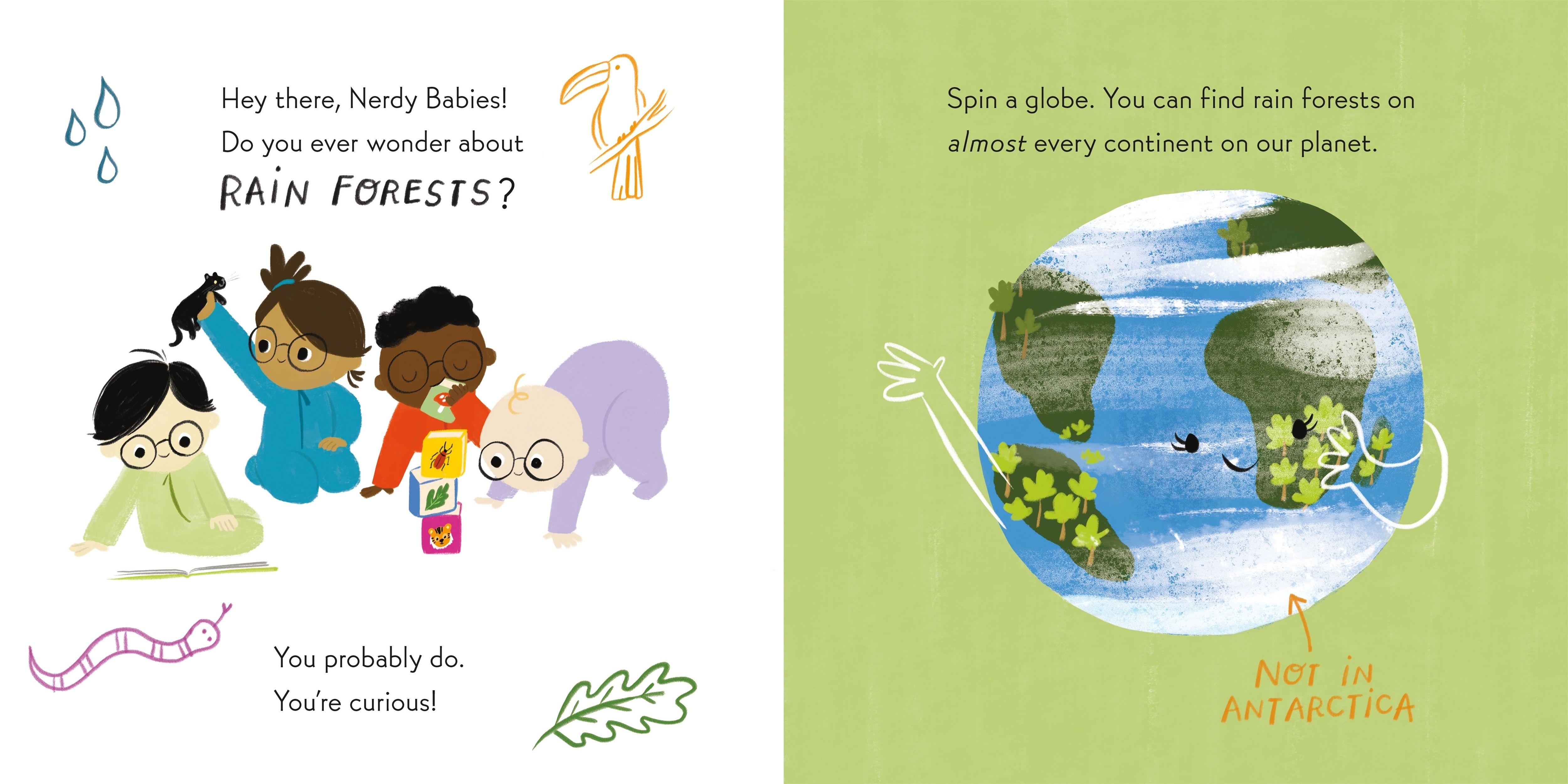 Beispielinhalt (Bild) Nerdy Babies: Rain Forests