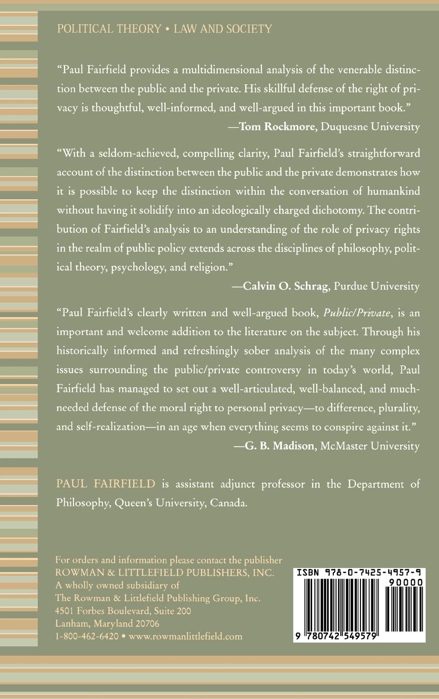 Rückseitencover Public/Private