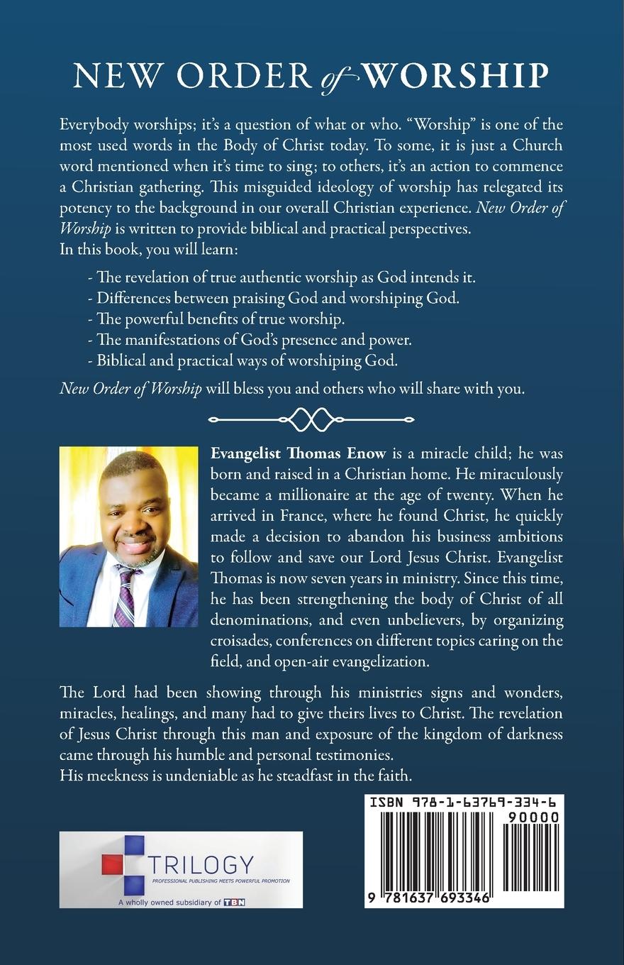 Rückseitencover New Order of Worship