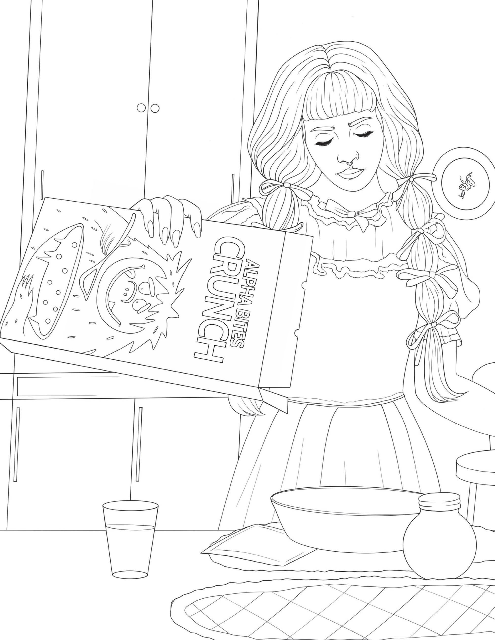 Beispielinhalt (Bild) K-12 Coloring Book