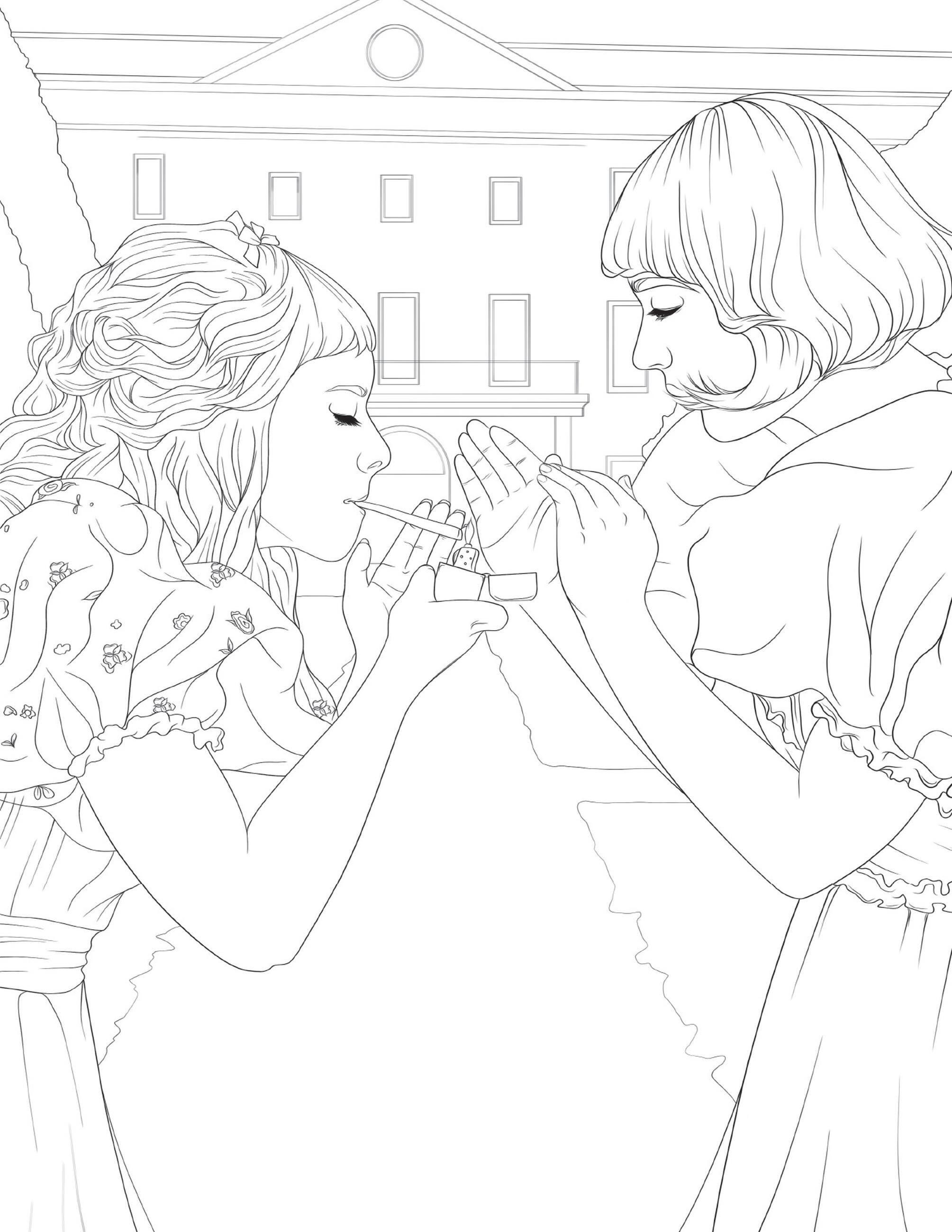 Beispielinhalt (Bild) K-12 Coloring Book