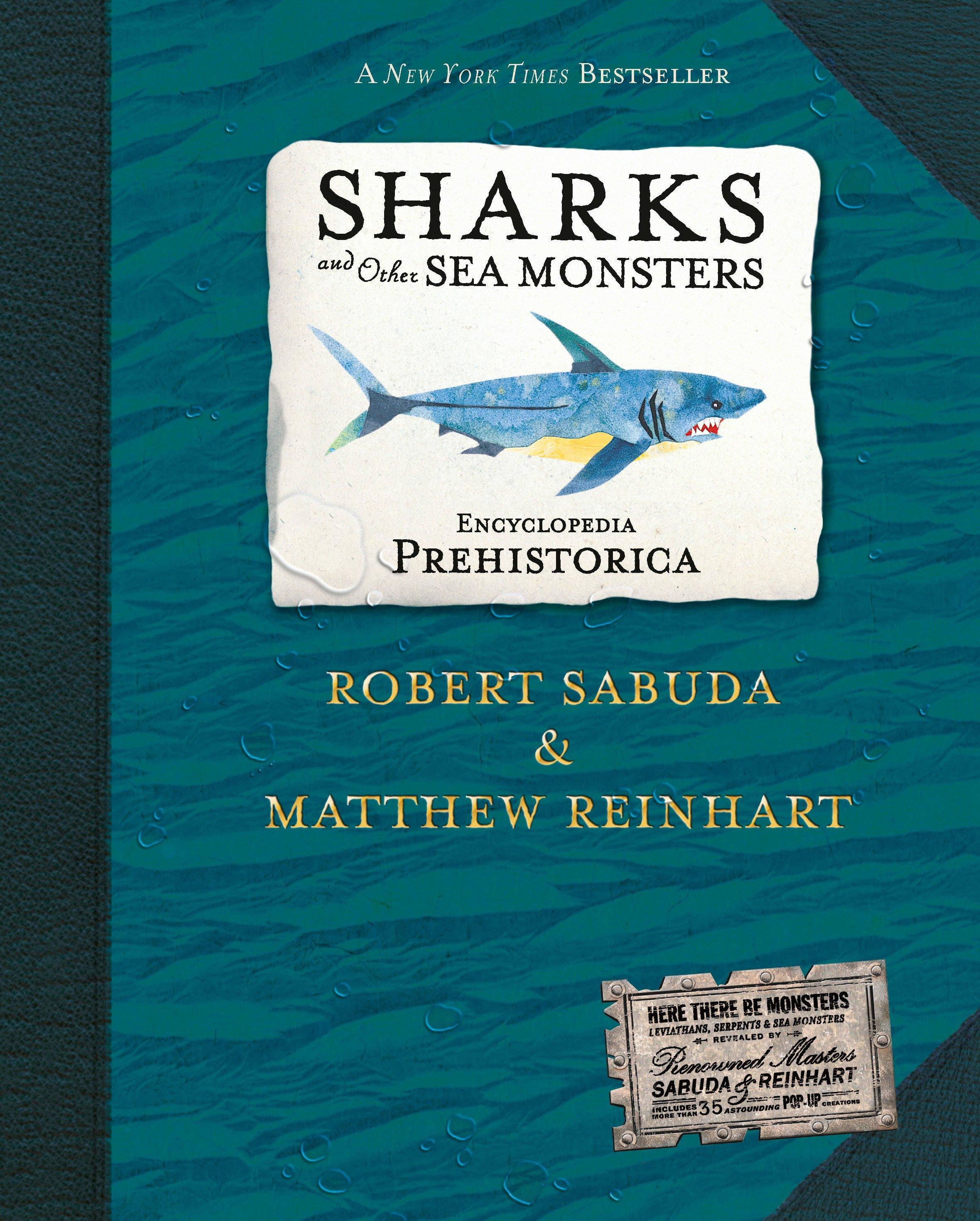 Vorderes Coverbild Encyclopedia Prehistorica Sharks and Other Sea Monsters Pop-Up