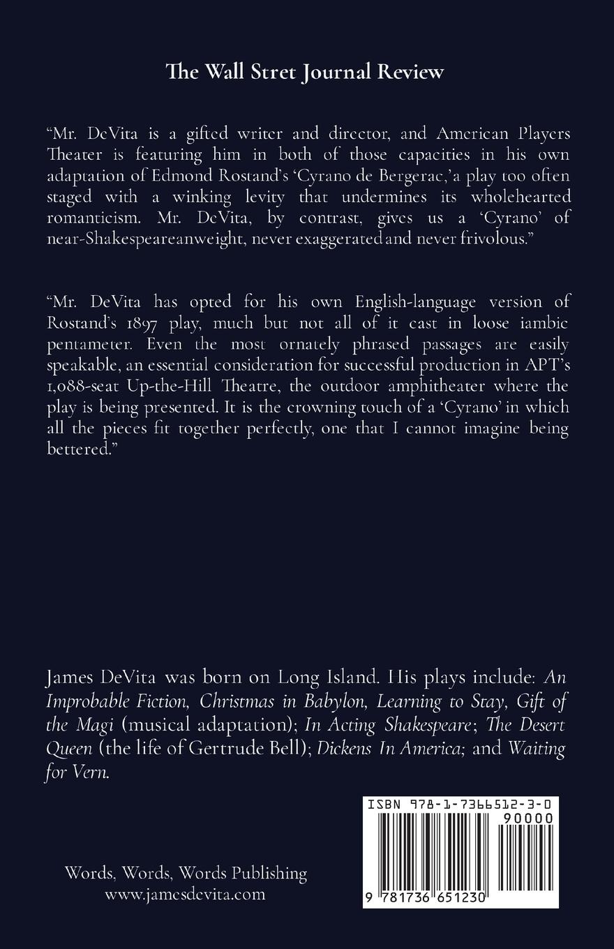 Rückseitencover Cyrano de Bergerac