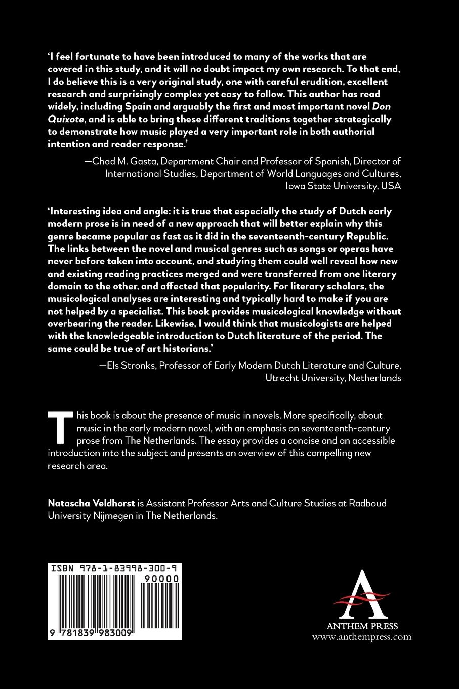 Rückseitencover Sounding Prose