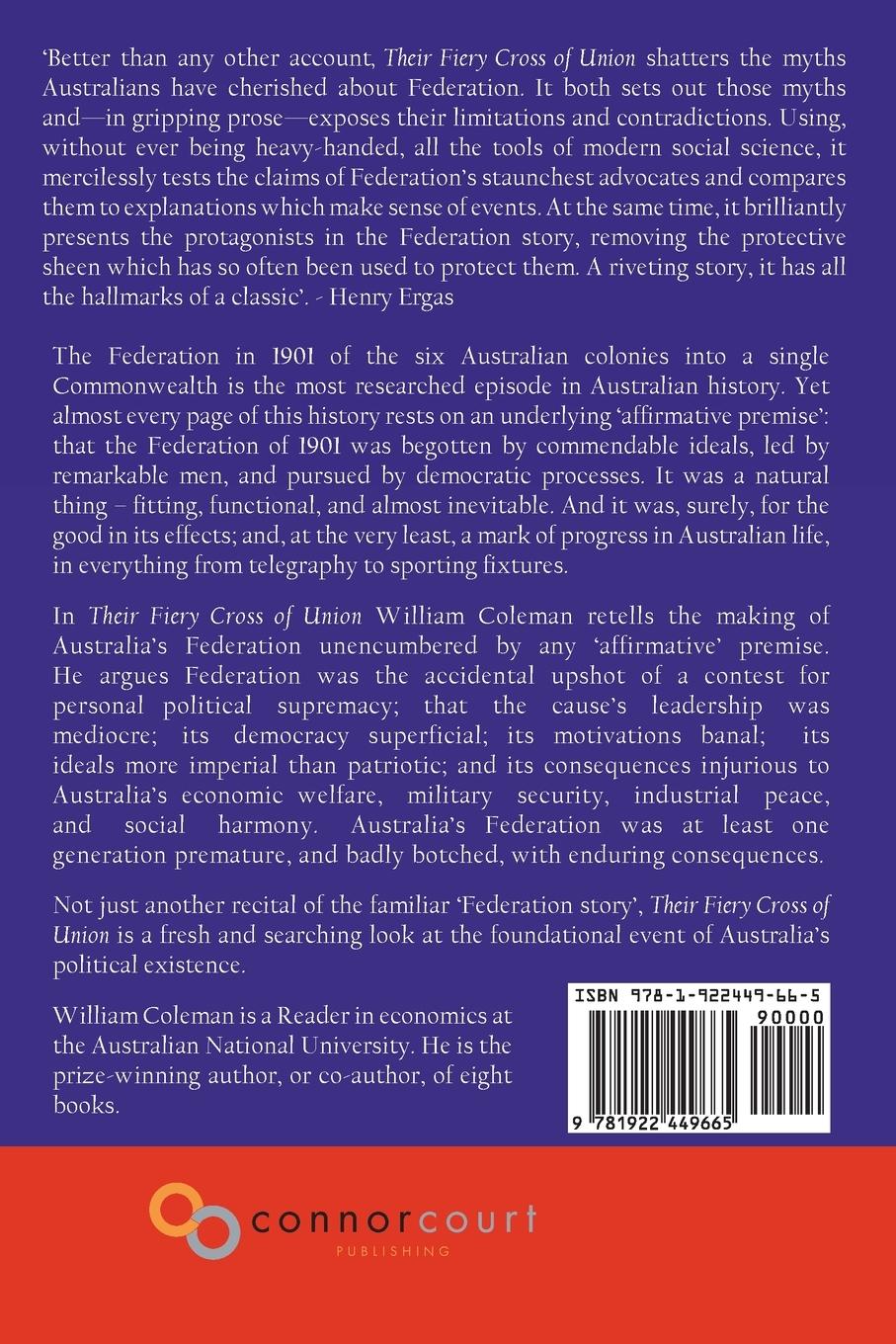 Rückseitencover THEIR FIERY CROSS OF UNION