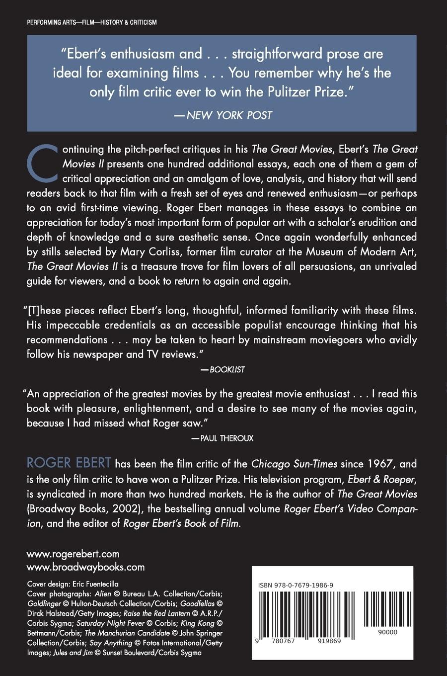 Rückseitencover The Great Movies II