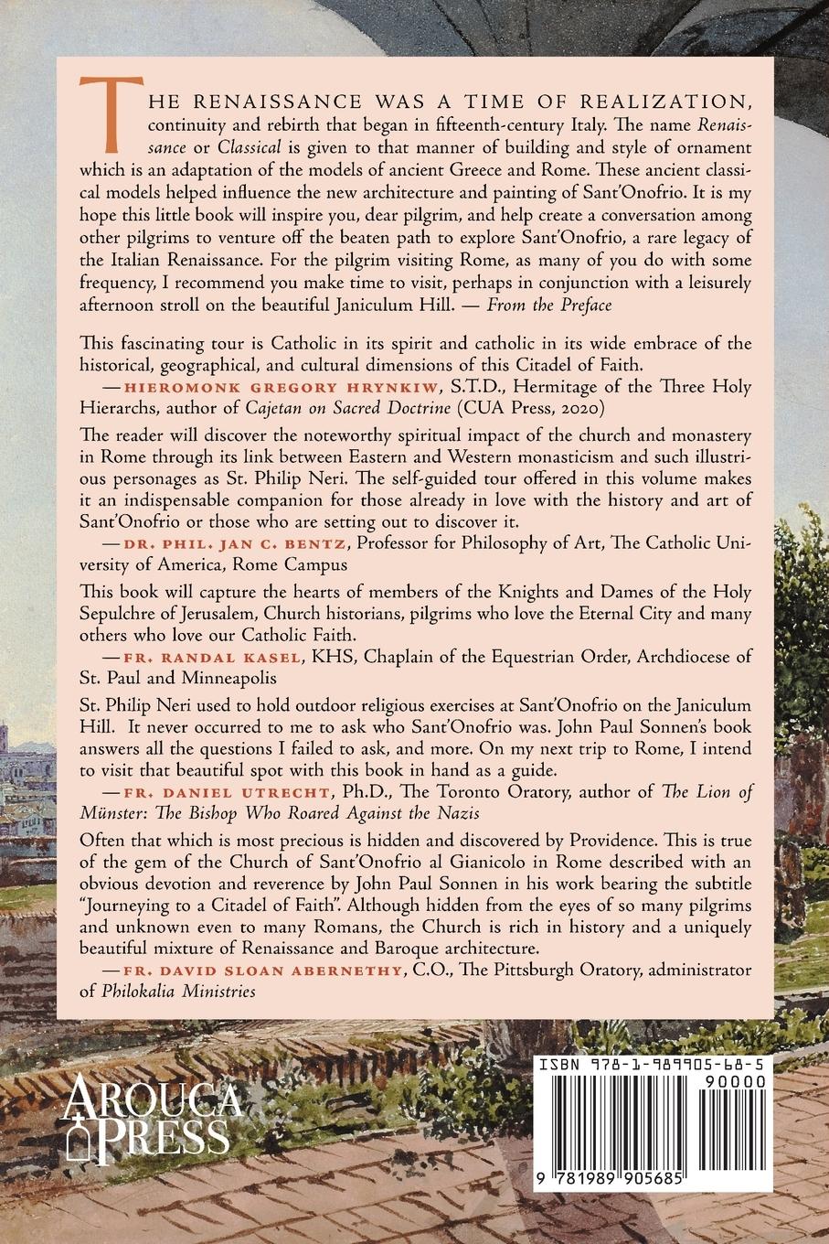 Rückseitencover Sant' Onofrio