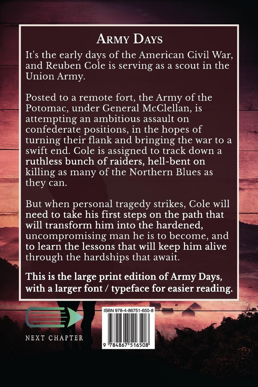 Rückseitencover Army Days