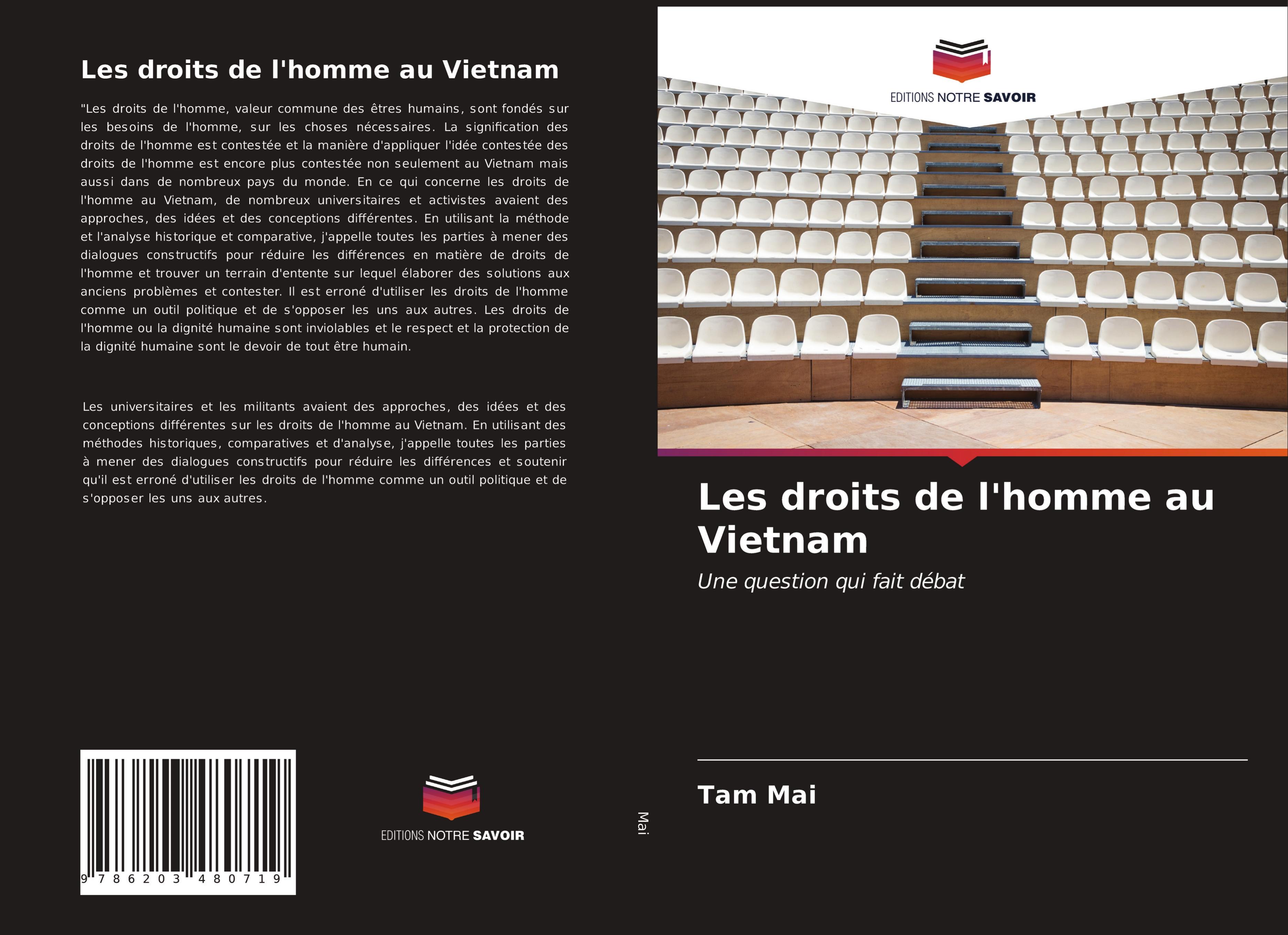 Vorderes Coverbild Les droits de l'homme au Vietnam