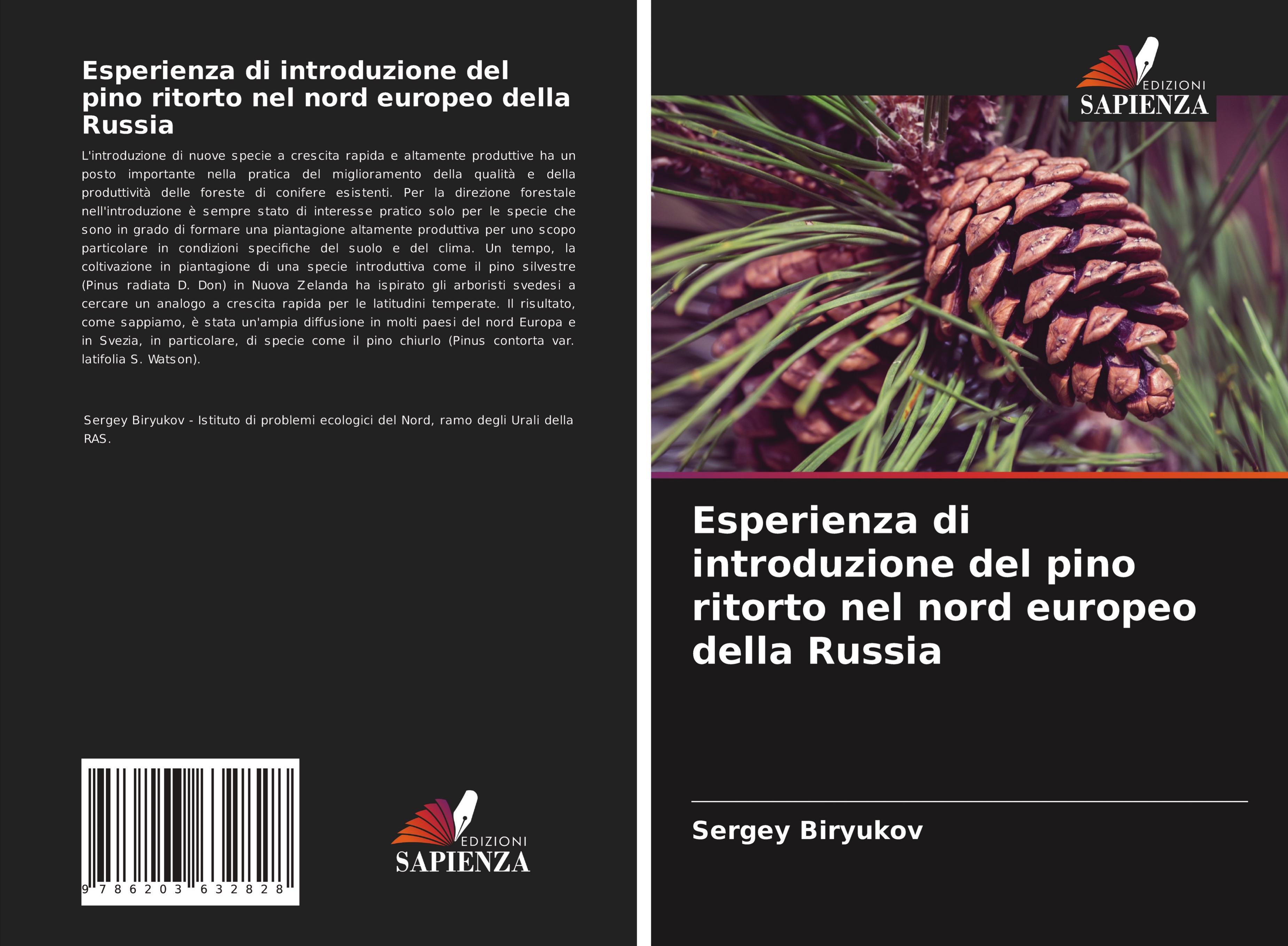 Vorderes Coverbild Esperienza di introduzione del pino ritorto nel nord europeo della Russia