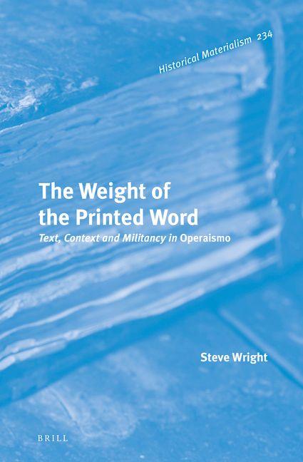 Vorderes Coverbild The Weight of the Printed Word