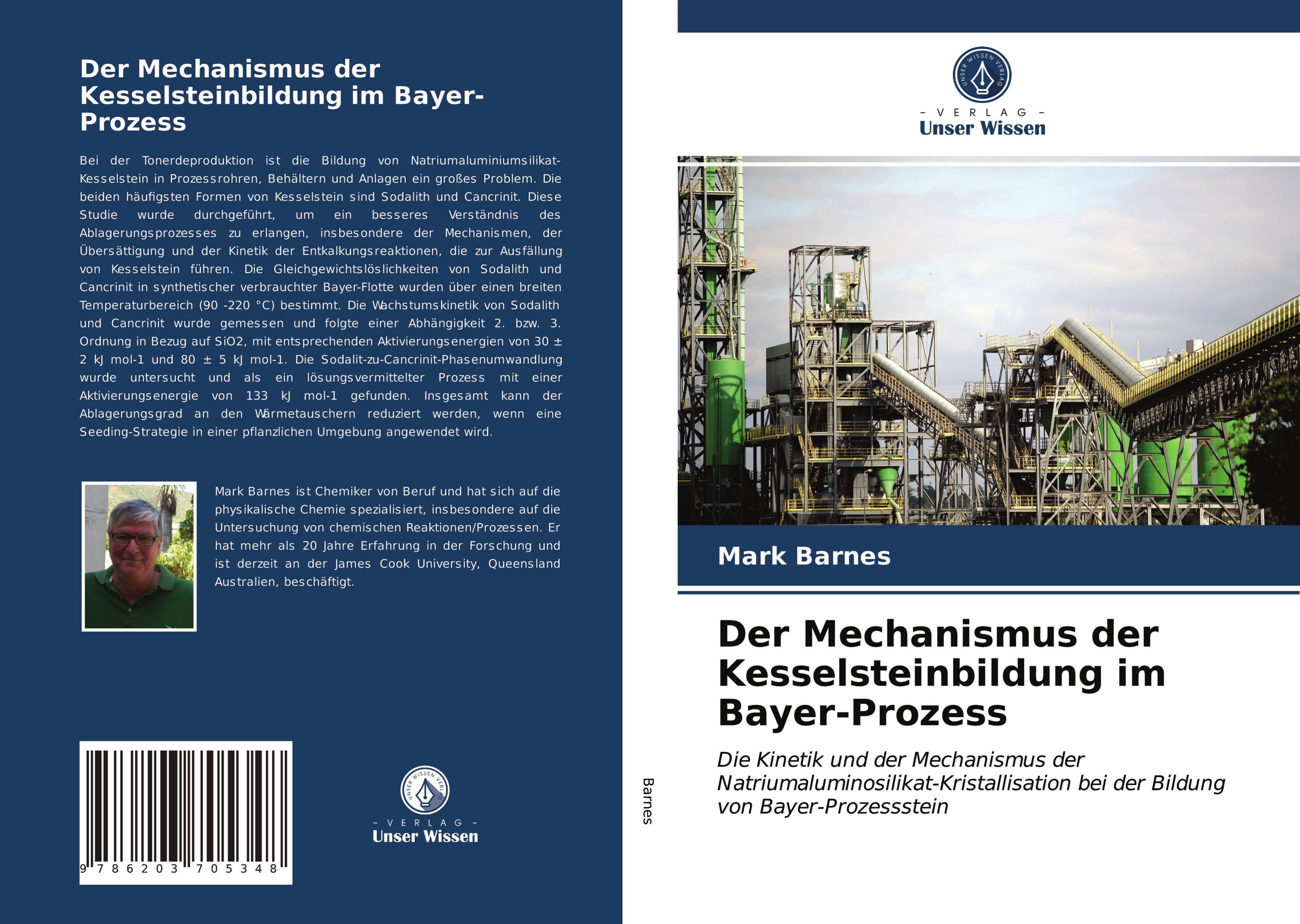 Vorderes Coverbild Der Mechanismus der Kesselsteinbildung im Bayer-Prozess