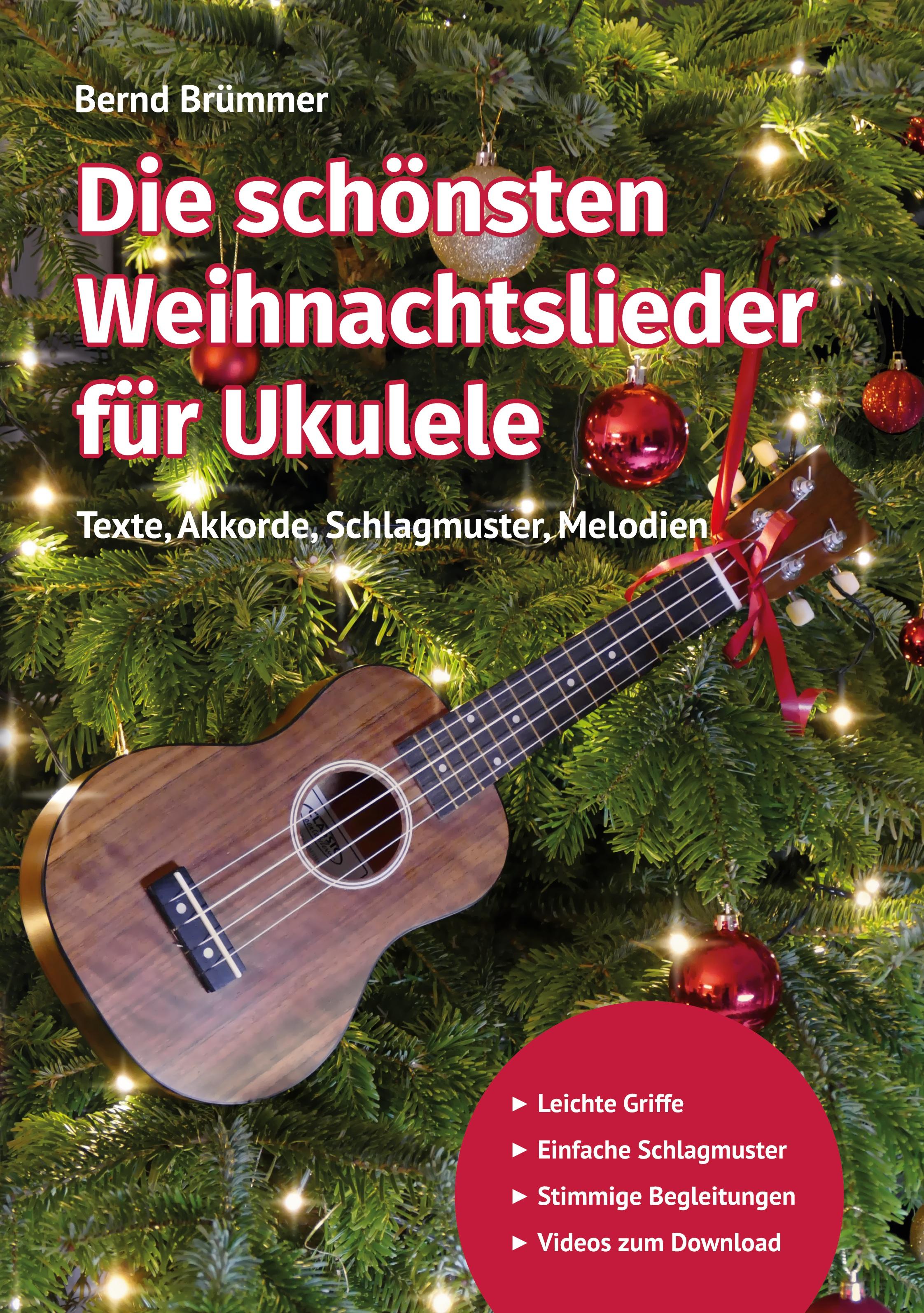 Vorderes Coverbild Die schönsten Weihnachtslieder für Ukulele