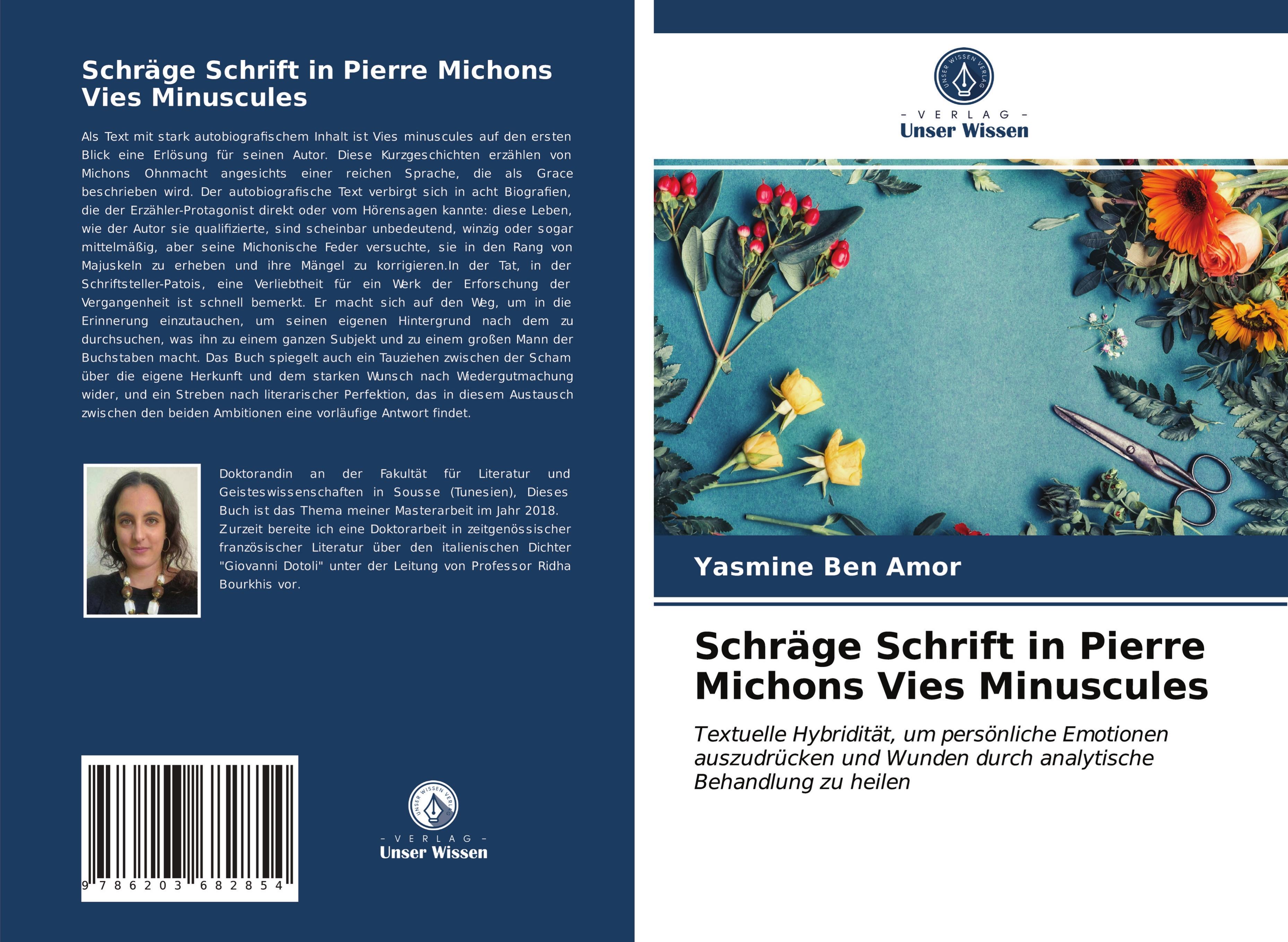 Vorderes Coverbild Schräge Schrift in Pierre Michons Vies Minuscules