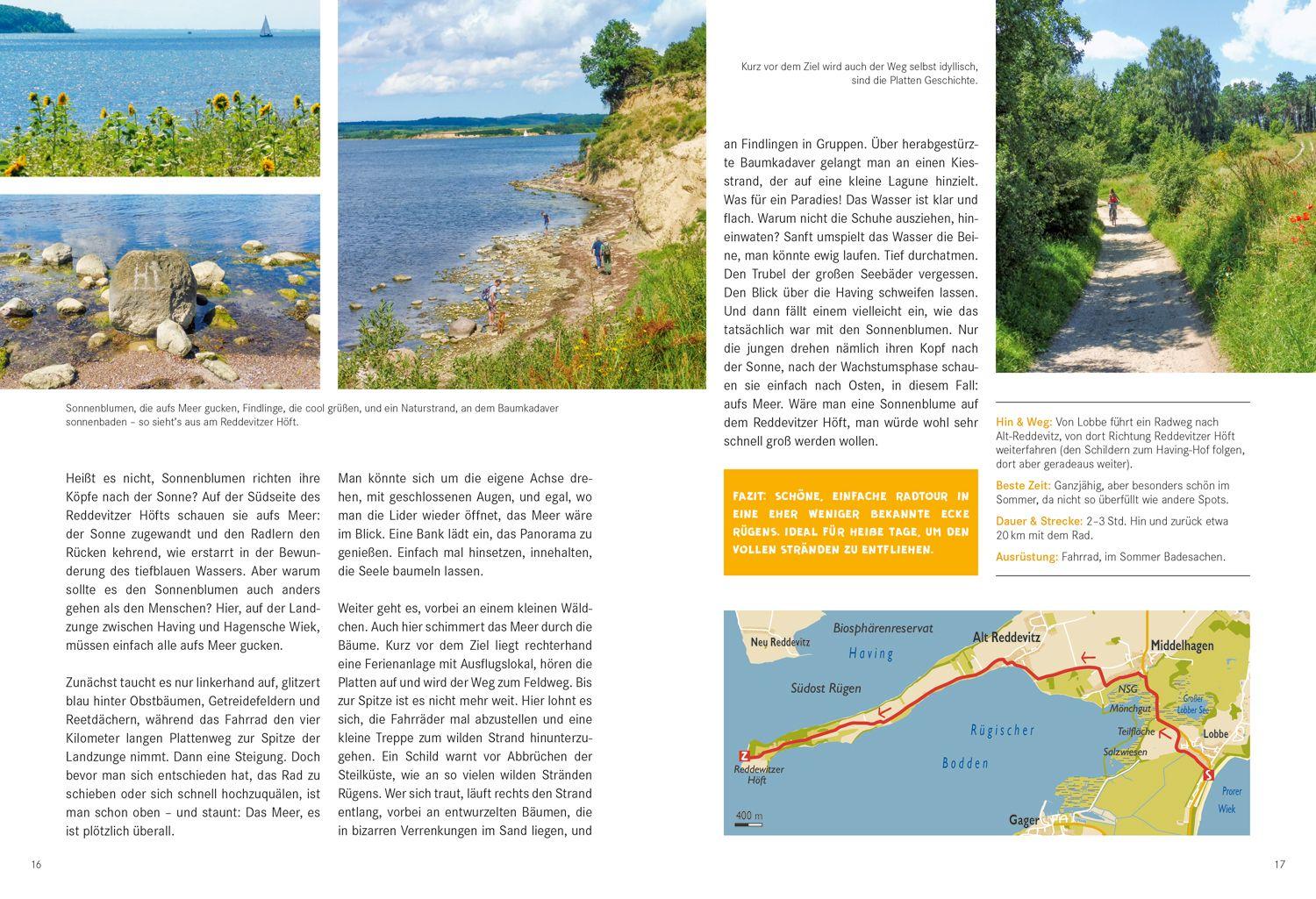 Beispielinhalt (Bild) 52 kleine & große Eskapaden auf und um Rügen