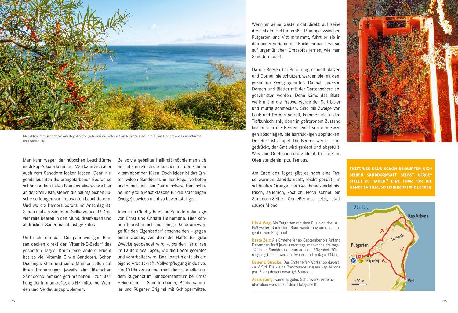 Beispielinhalt (Bild) 52 kleine & große Eskapaden auf und um Rügen