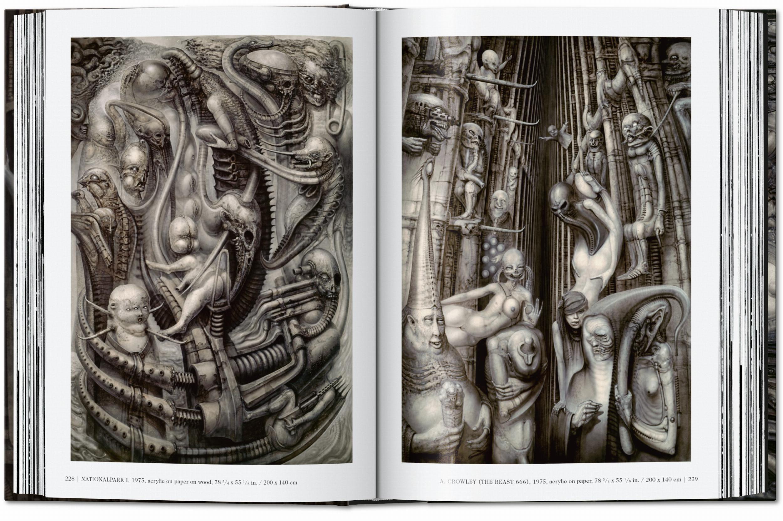 Beispielinhalt (Bild) HR Giger. 40th Ed.
