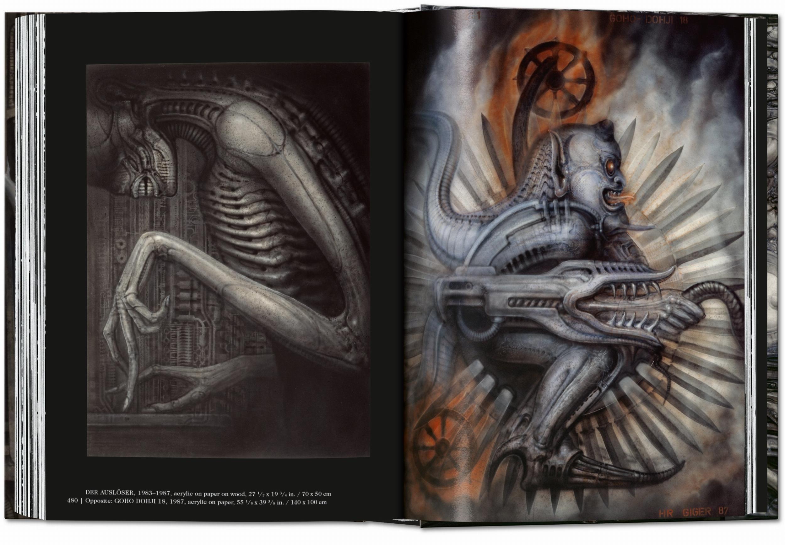 Beispielinhalt (Bild) HR Giger. 40th Ed.