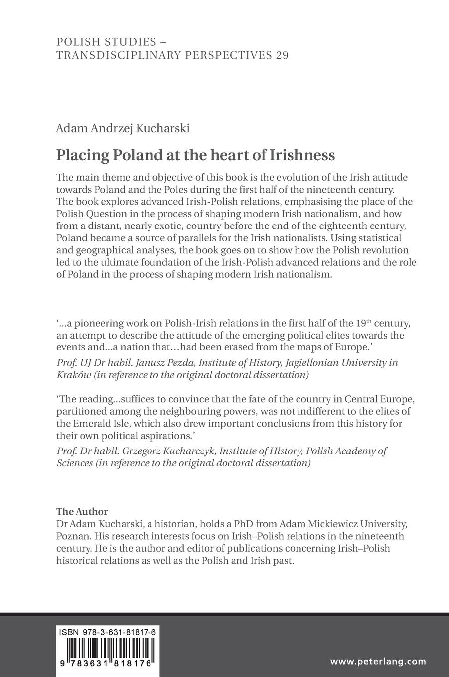 Rückseitencover Placing Poland at the heart of Irishness