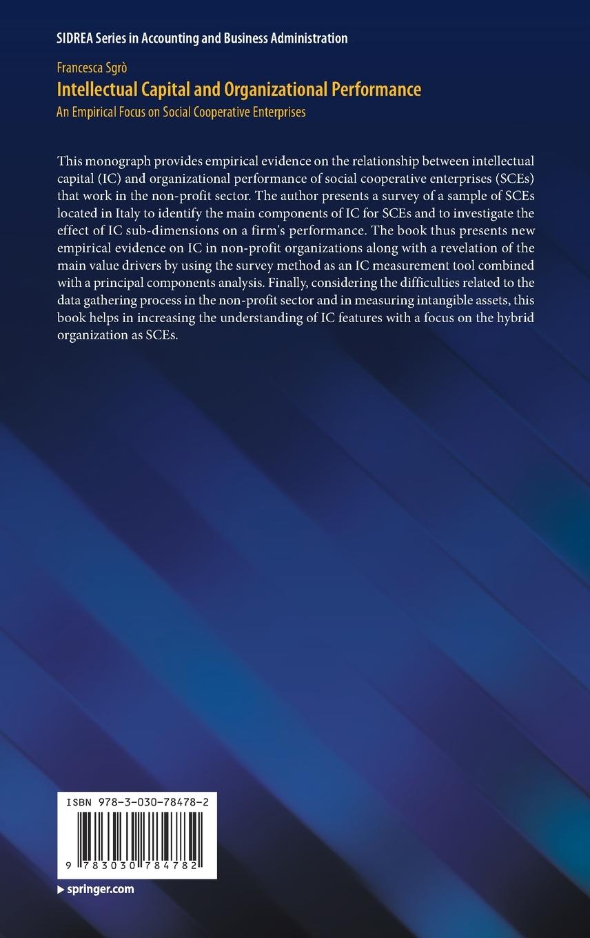 Rückseitencover Intellectual Capital and Organizational Performance
