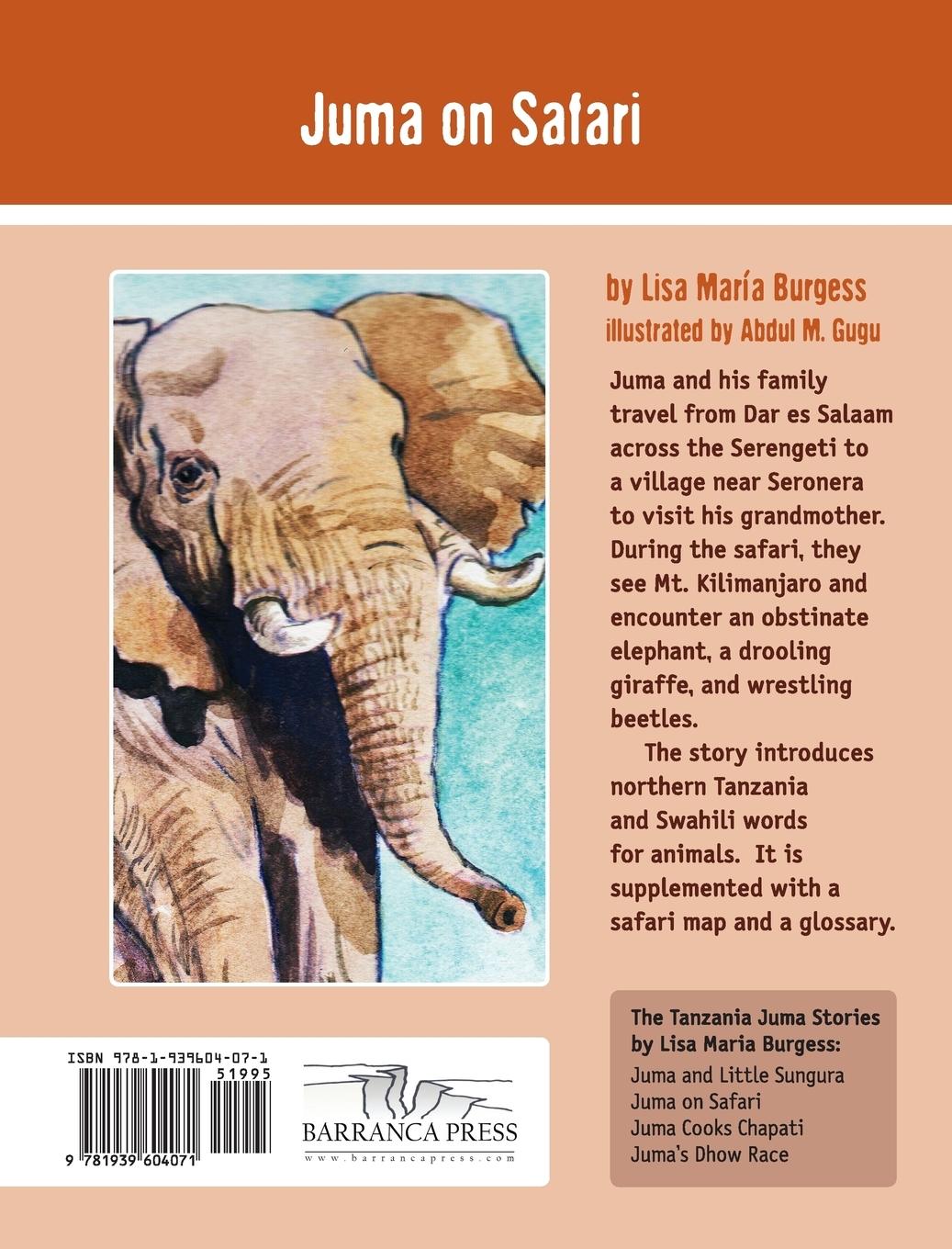 Rückseitencover Juma on Safari