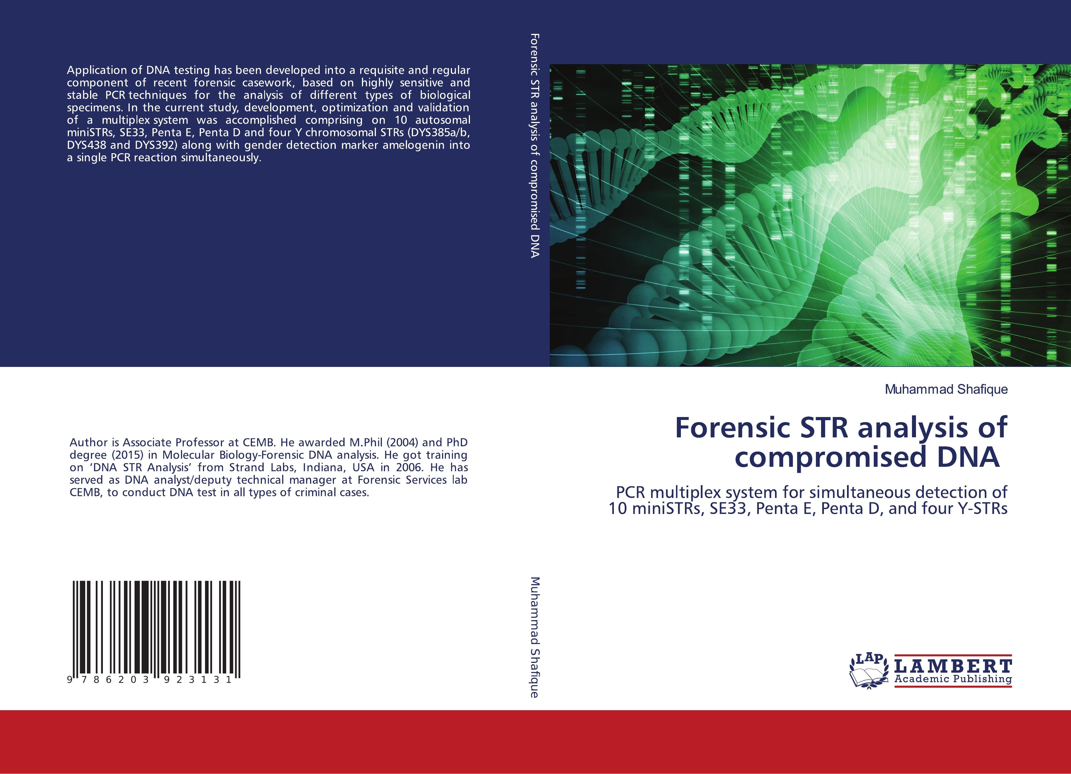 Vorderes Coverbild Forensic STR analysis of compromised DNA