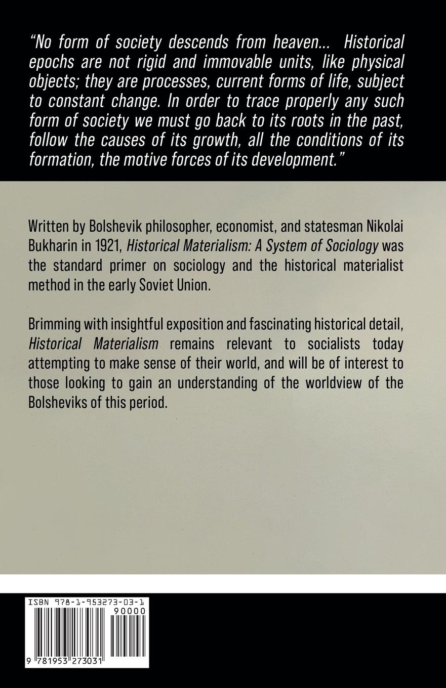 Rückseitencover Historical Materialism