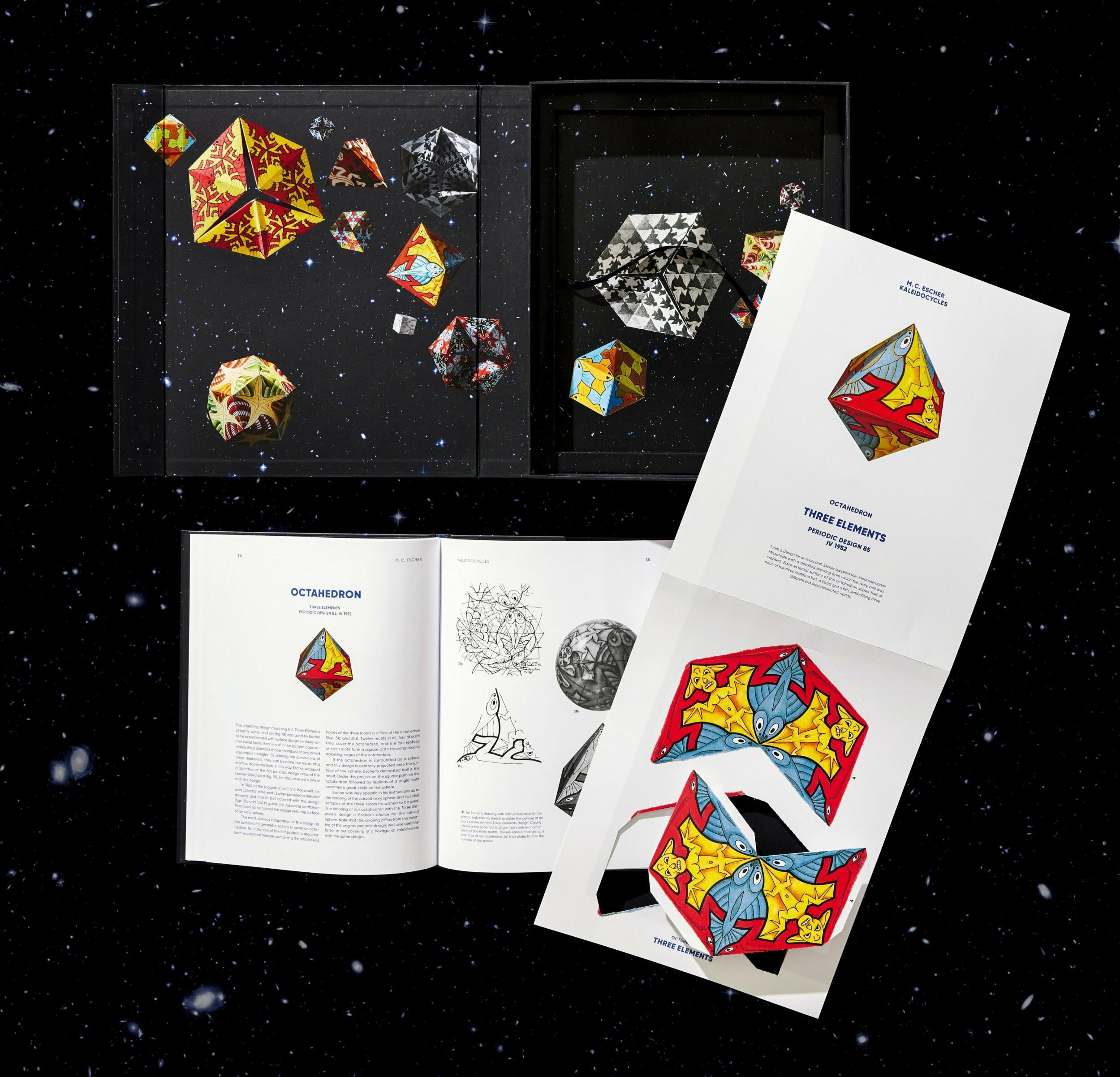 Beispielinhalt (Bild) M.C. Escher. Kaleidocycles