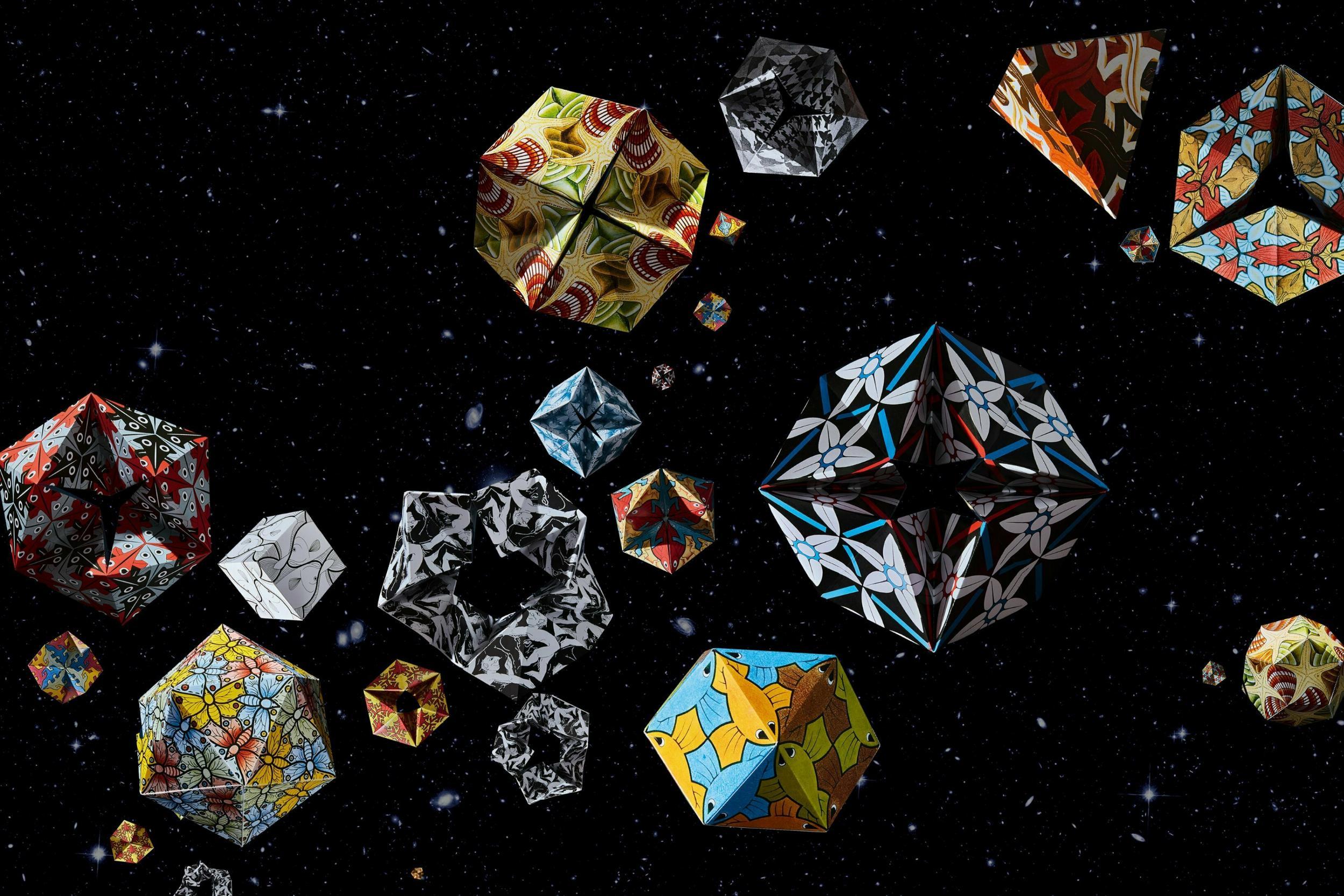 Beispielinhalt (Bild) M.C. Escher. Kaleidocycles
