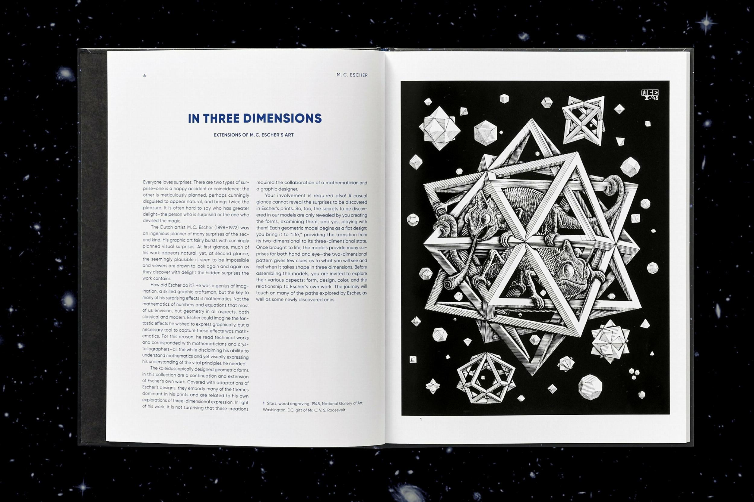 Beispielinhalt (Bild) M.C. Escher. Kaleidocycles
