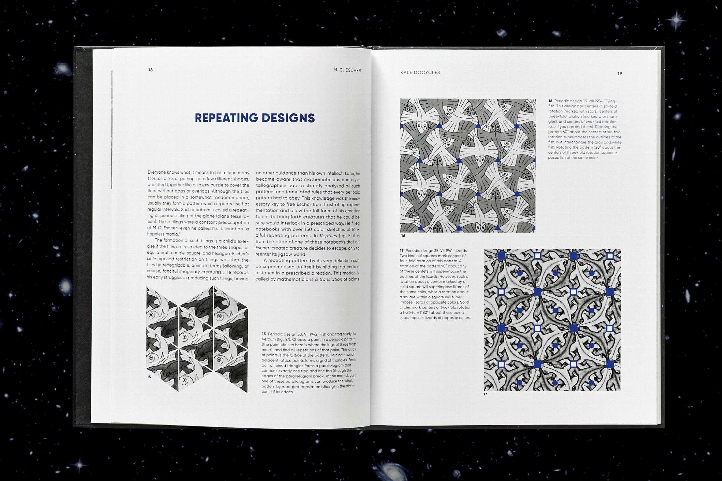 Beispielinhalt (Bild) M.C. Escher. Kaleidocycles