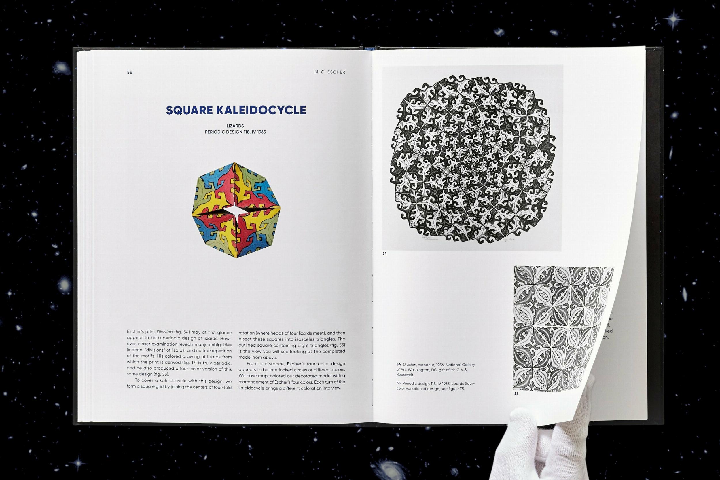 Beispielinhalt (Bild) M.C. Escher. Kaleidocycles