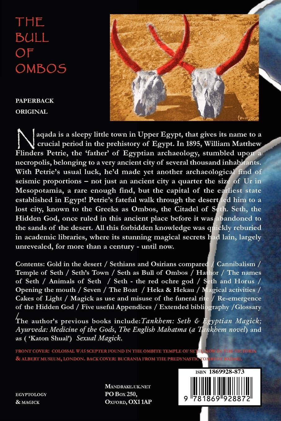 Rückseitencover The Bull of Ombos