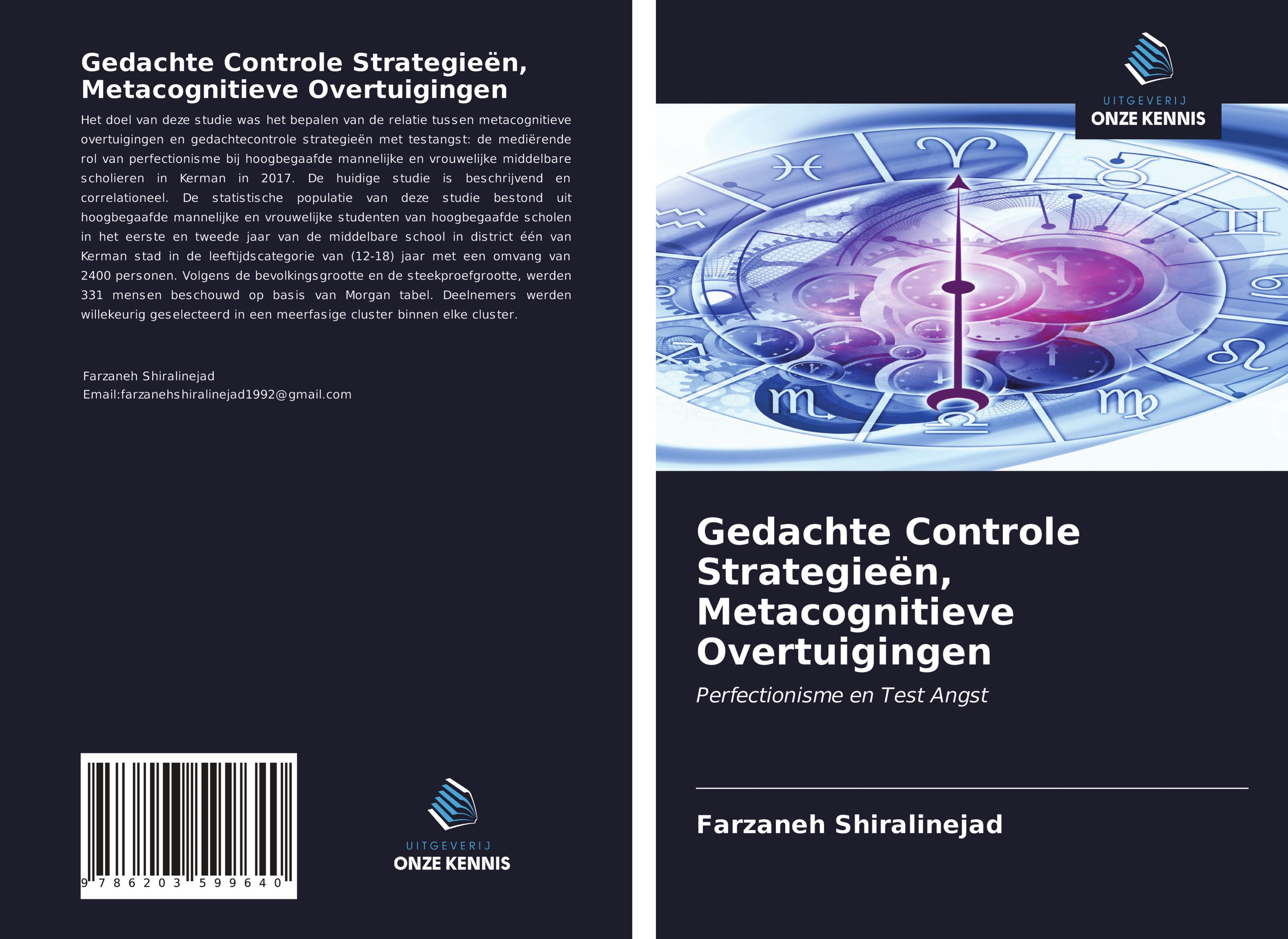 Vorderes Coverbild Gedachte Controle Strategieën, Metacognitieve Overtuigingen