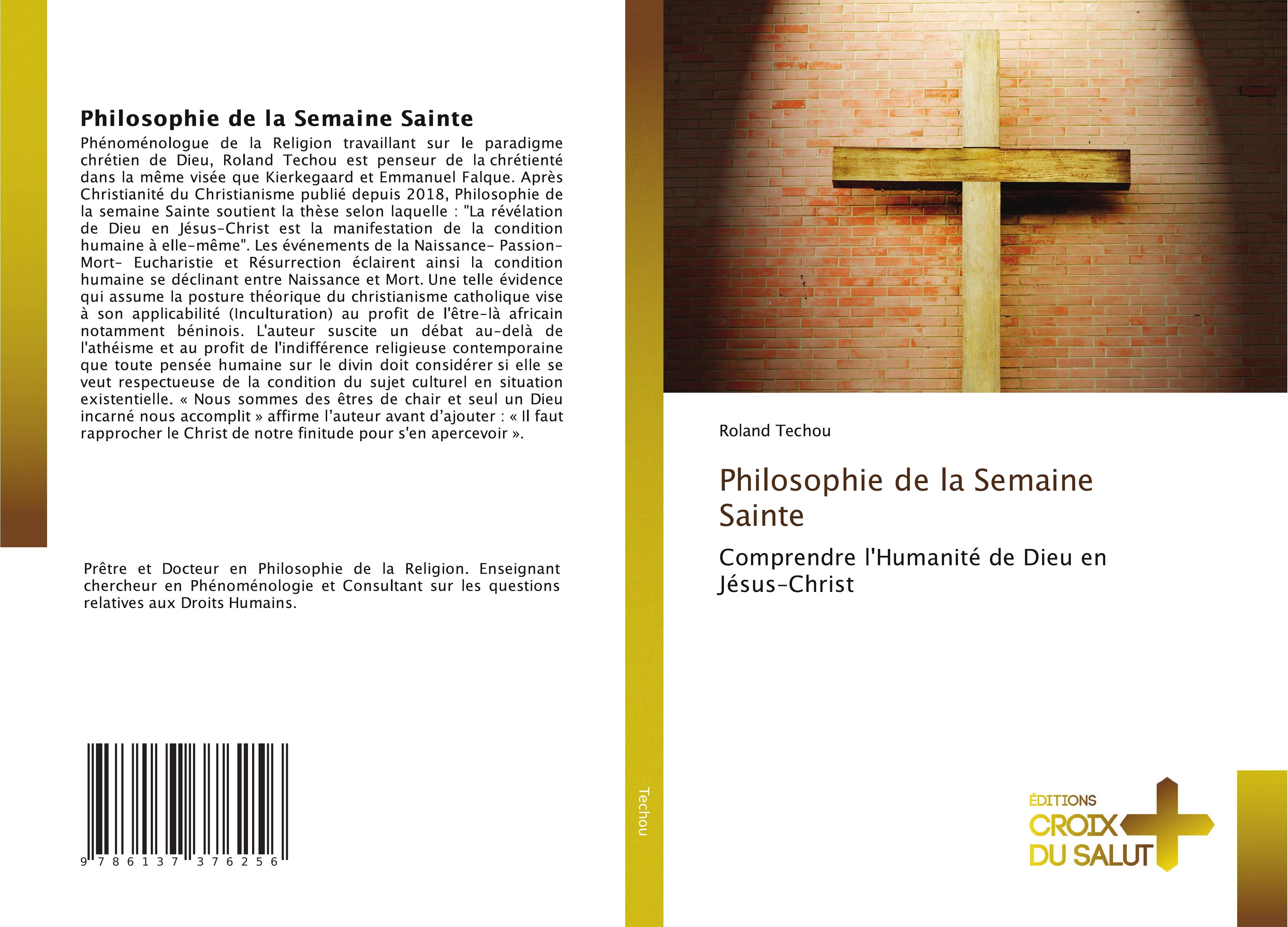 Vorderes Coverbild Philosophie de la Semaine Sainte