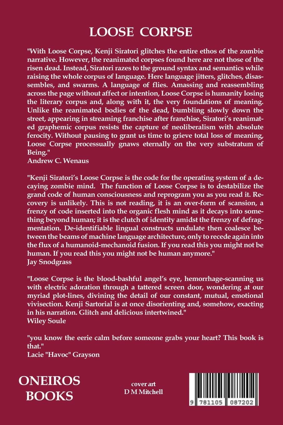 Rückseitencover Loose Corpse