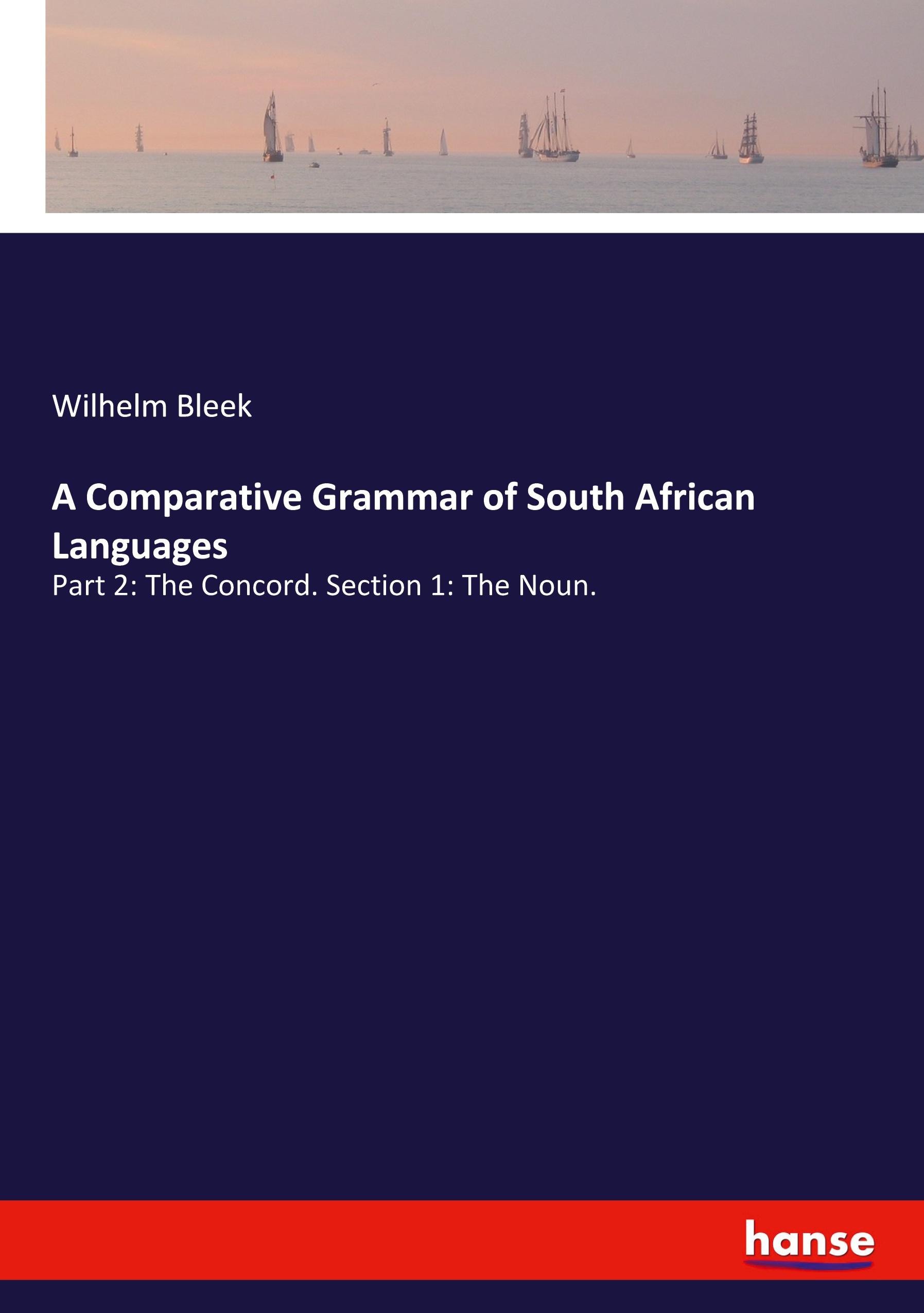 Vorderes Coverbild A Comparative Grammar of South African Languages