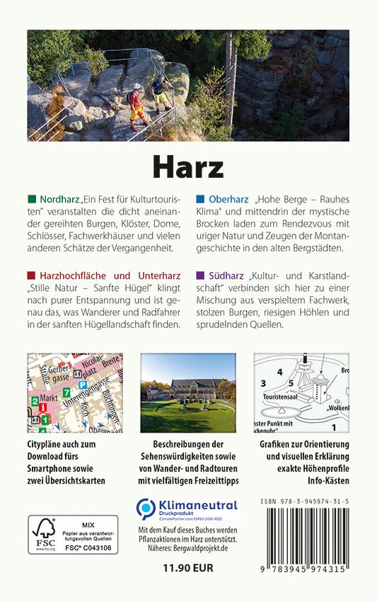 Rückseitencover Harz - Der Reiseführer