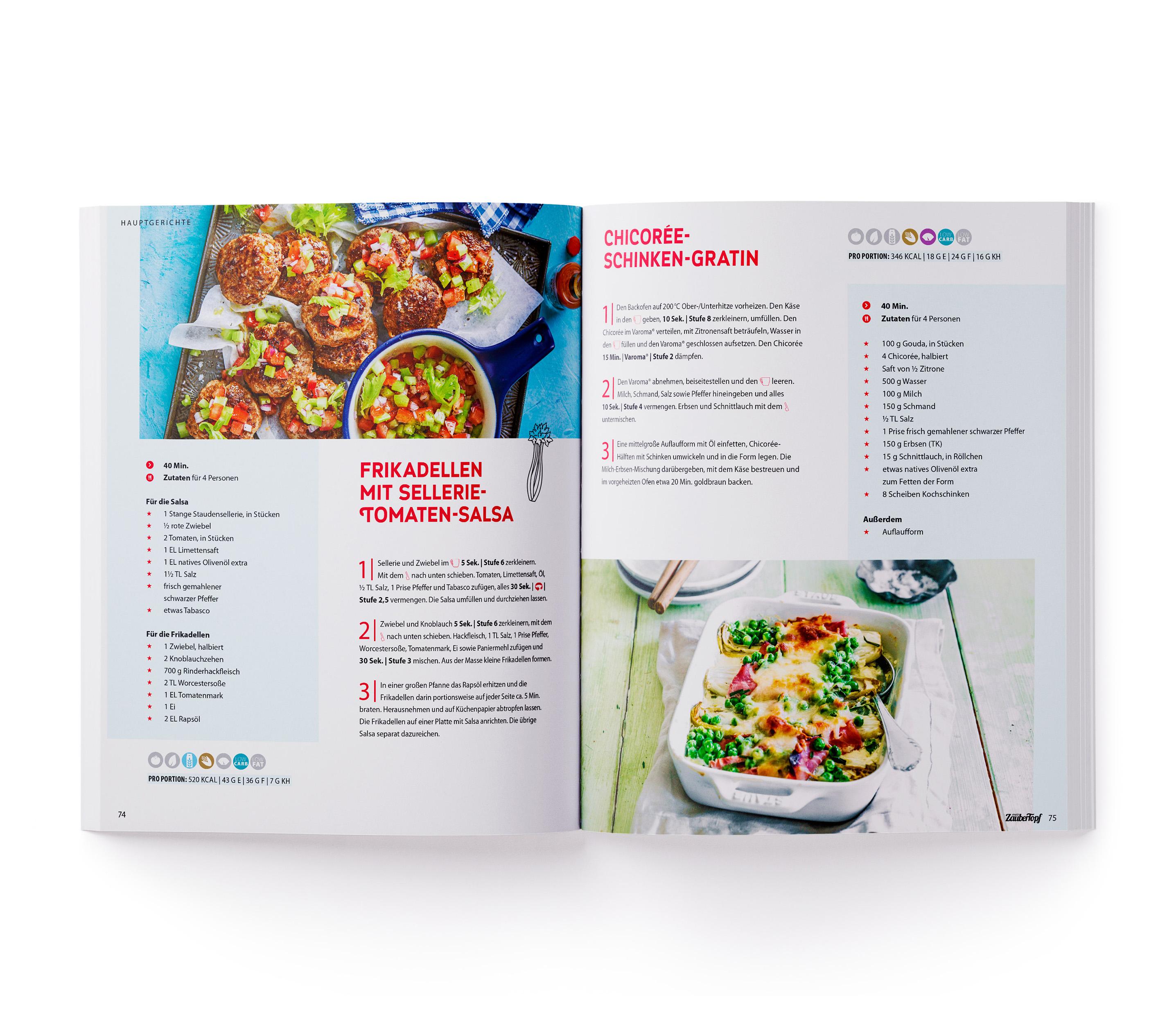 Beispielinhalt (Bild) mein ZauberTopf Einfach lecker! Abnehmen mit LOW CARB
