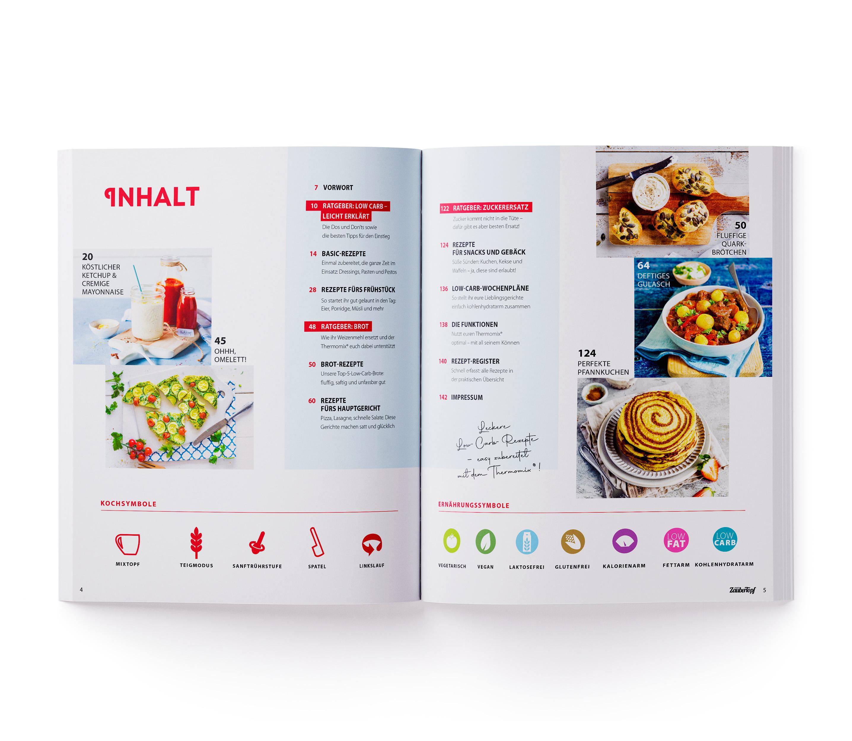 Beispielinhalt (Bild) mein ZauberTopf Einfach lecker! Abnehmen mit LOW CARB
