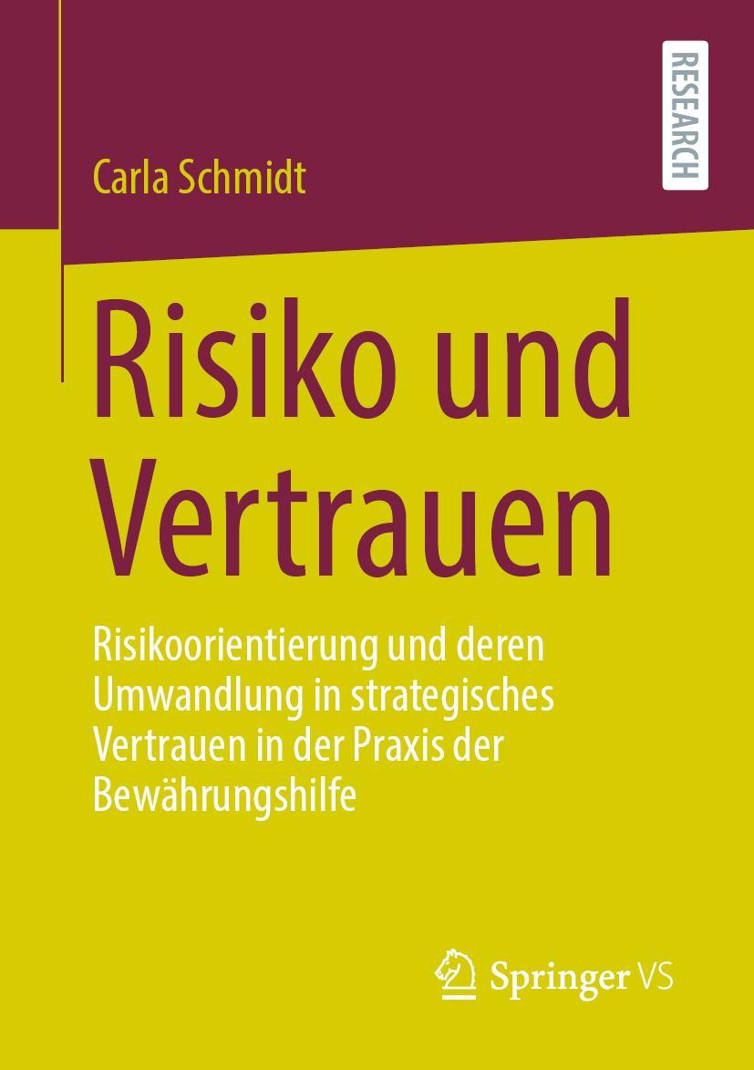 Vorderes Coverbild Risiko und Vertrauen