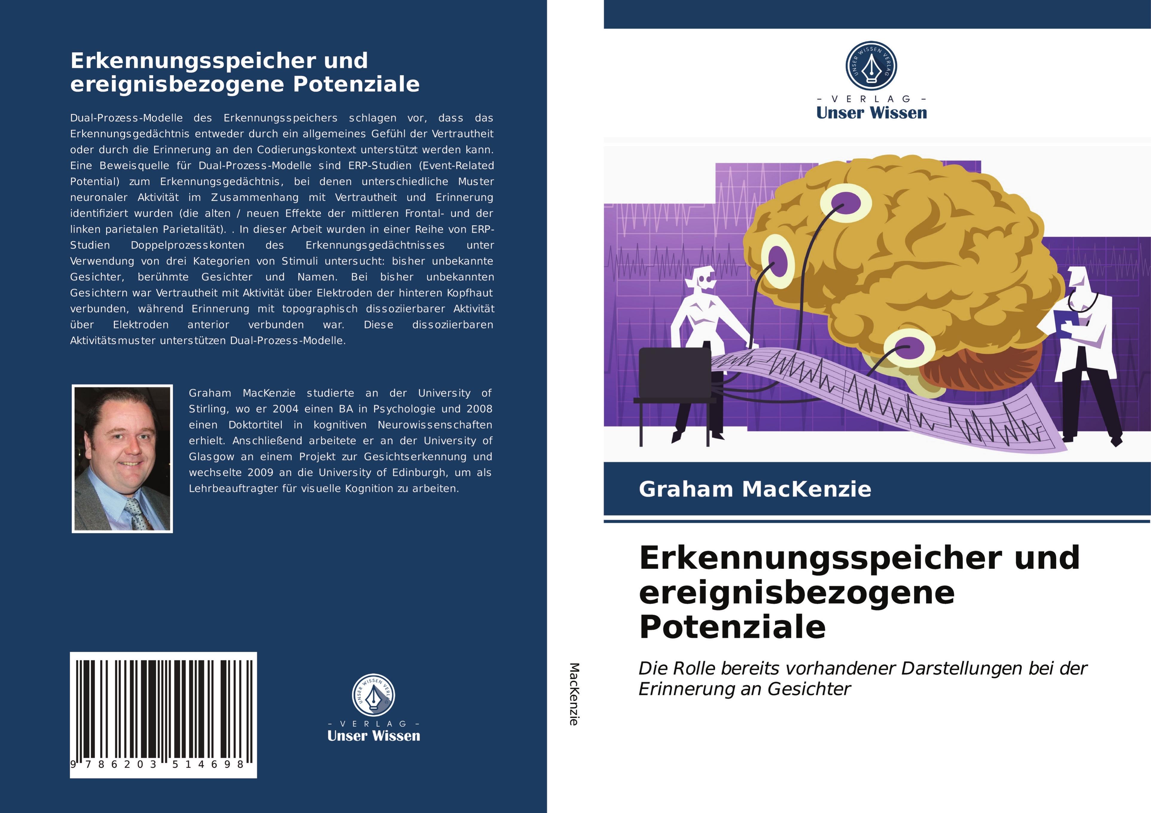 Vorderes Coverbild Erkennungsspeicher und ereignisbezogene Potenziale